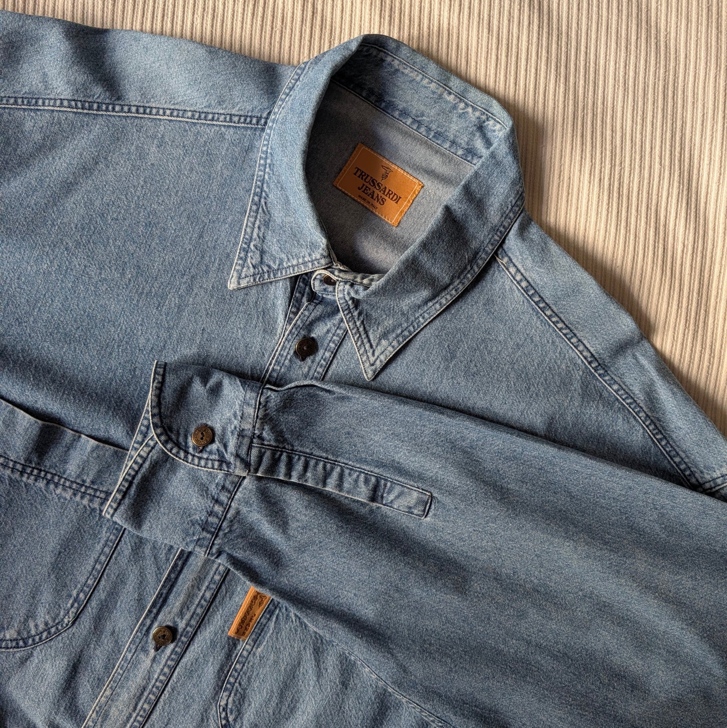 Camicia jeans Trussardi