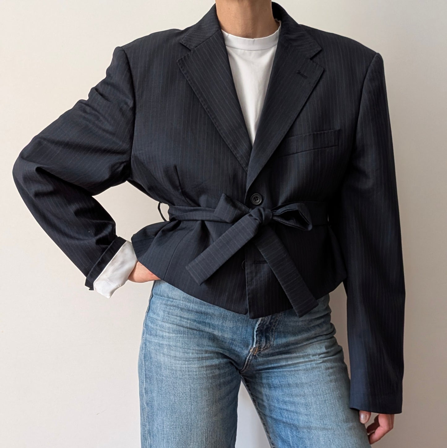 Cropped blazer #22