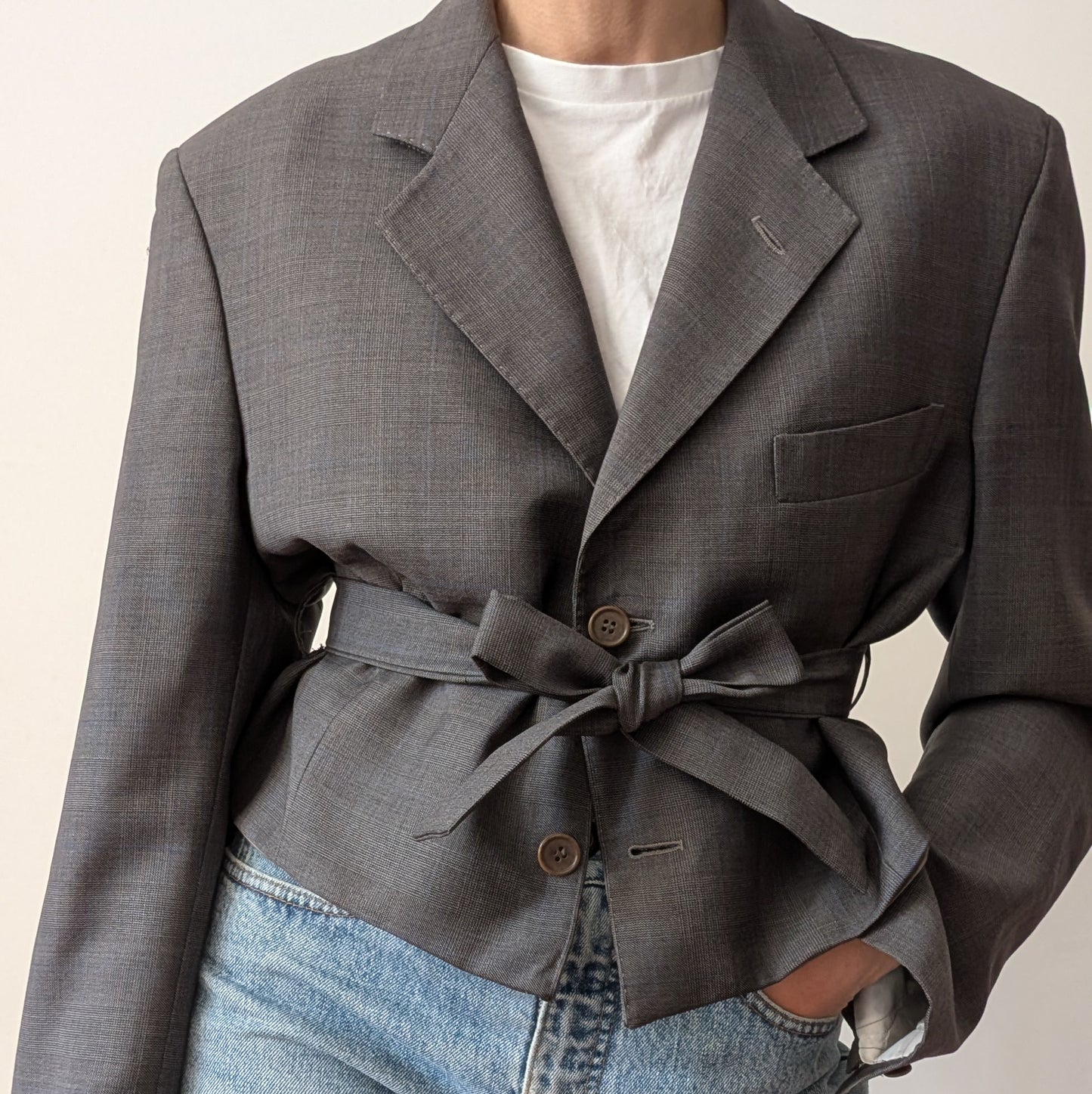 Cropped blazer #15
