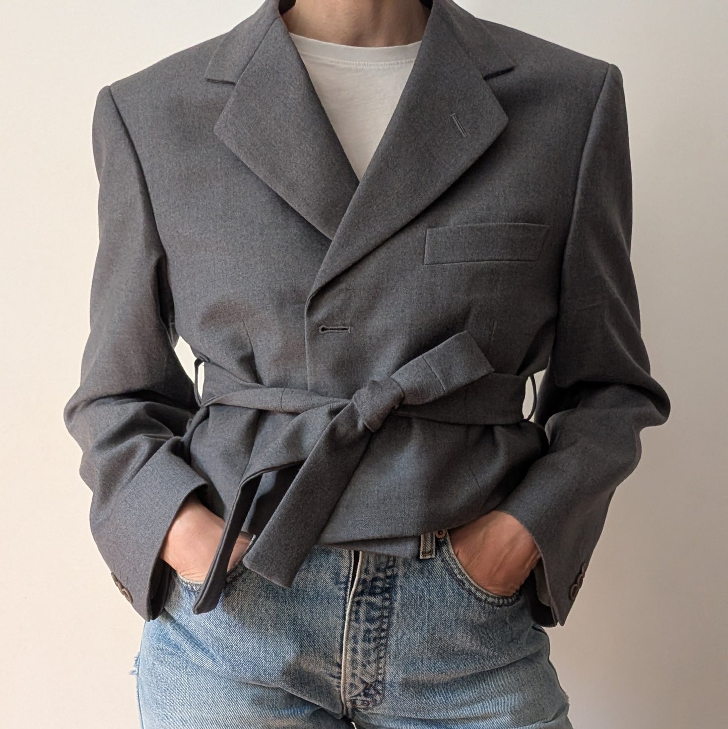 Cropped blazer #12