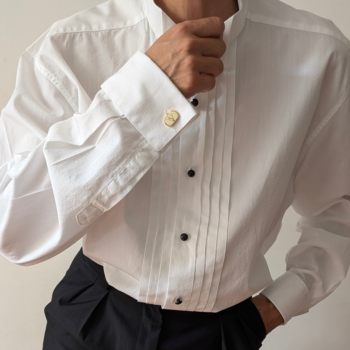 Camicia smoking gemelli Valentino #5