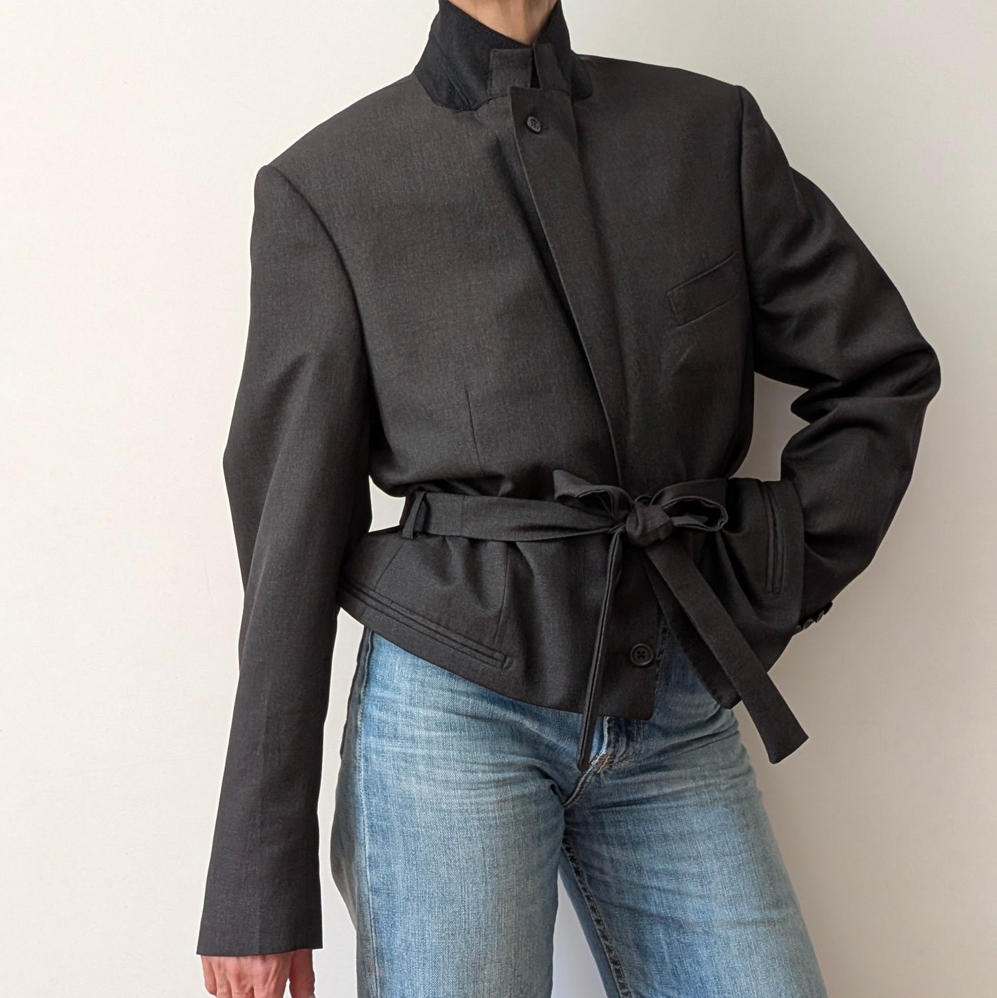 Cropped blazer #21