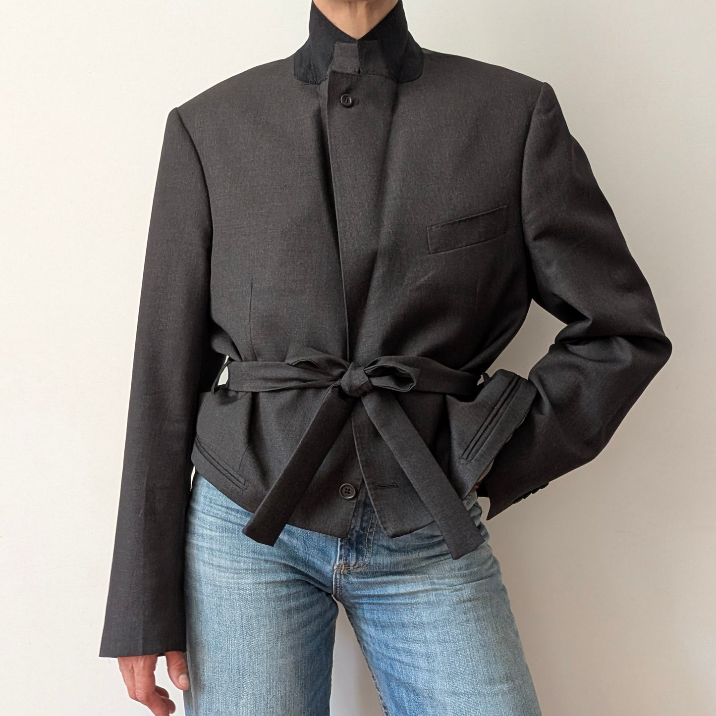 Cropped blazer #21