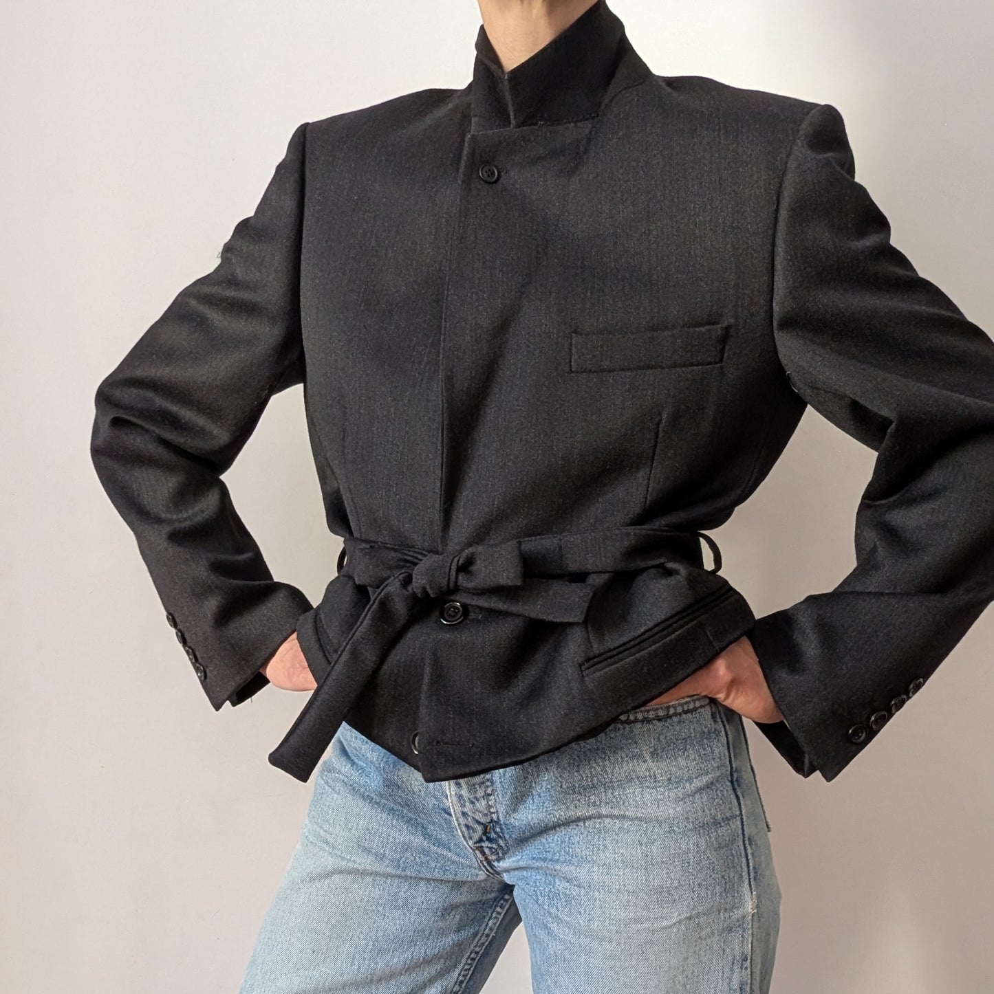 Cropped blazer #17