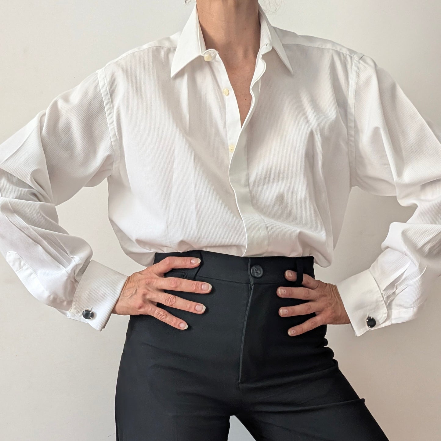 Camicia con gemelli Valentino