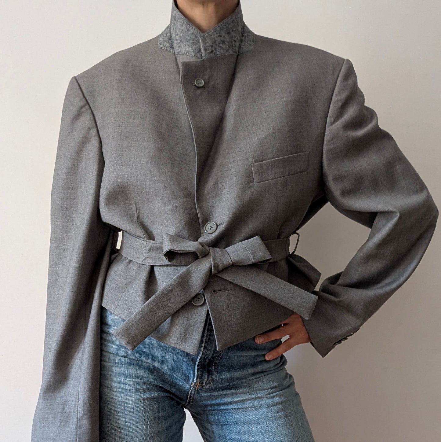 Cropped blazer #23