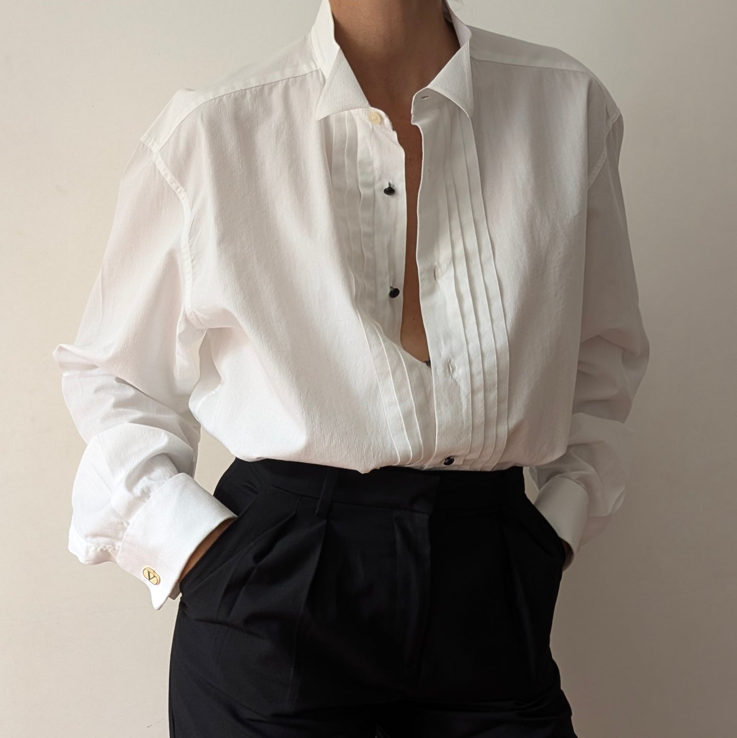 Camicia smoking gemelli Valentino #5