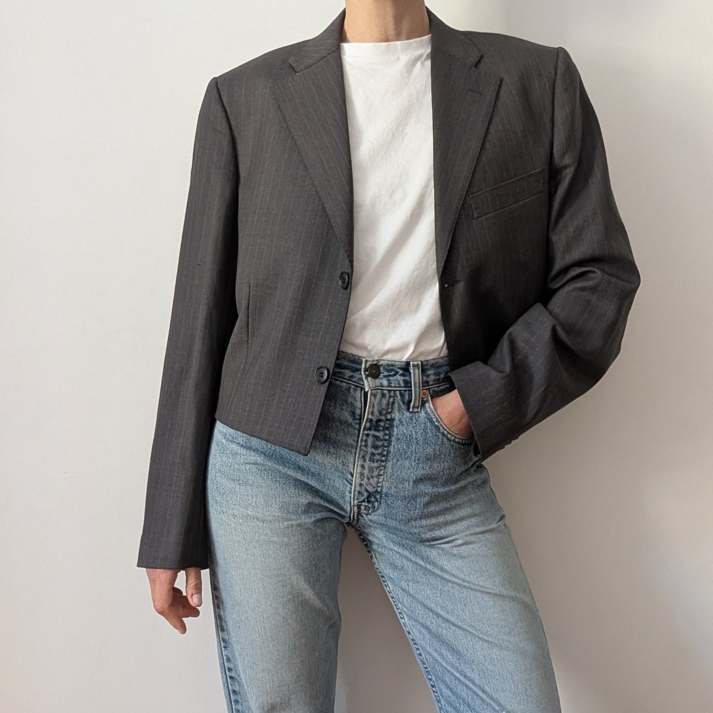 Cropped blazer #18