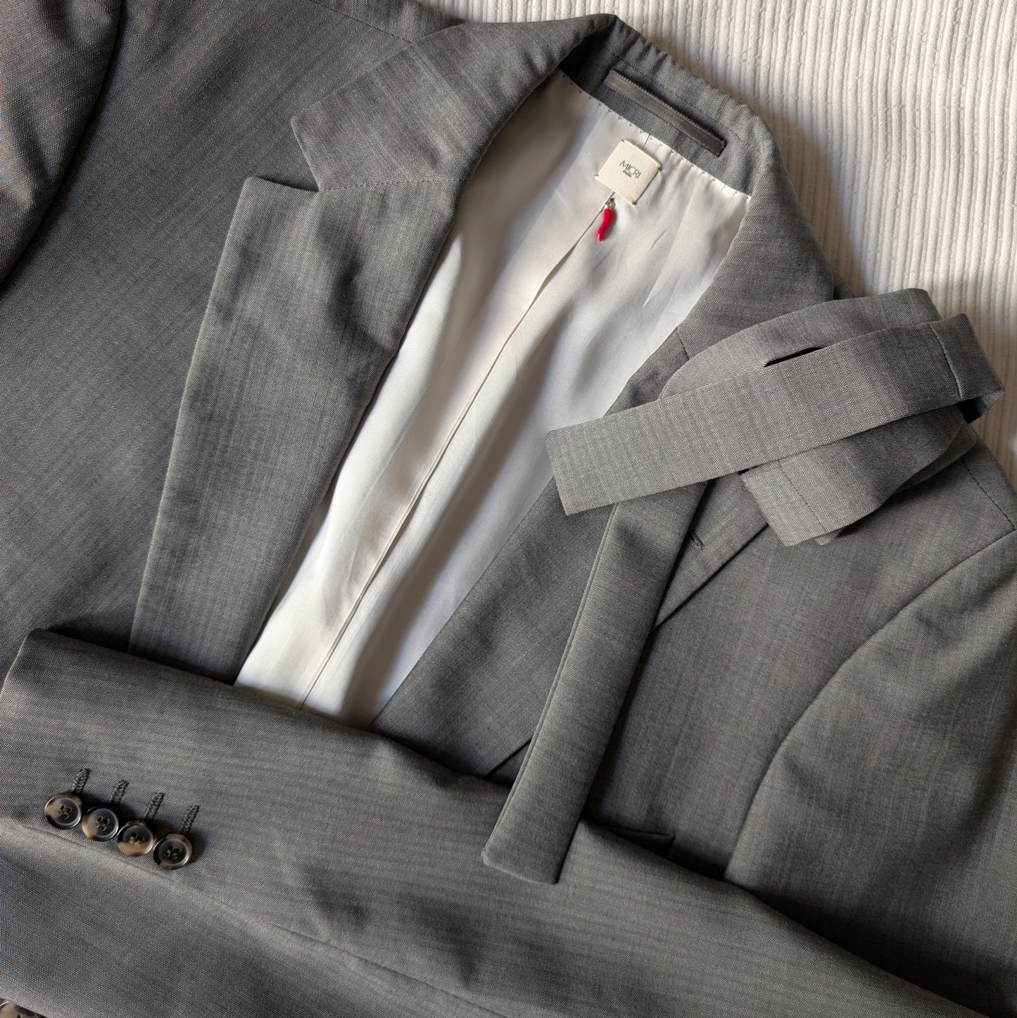 Cropped blazer #9