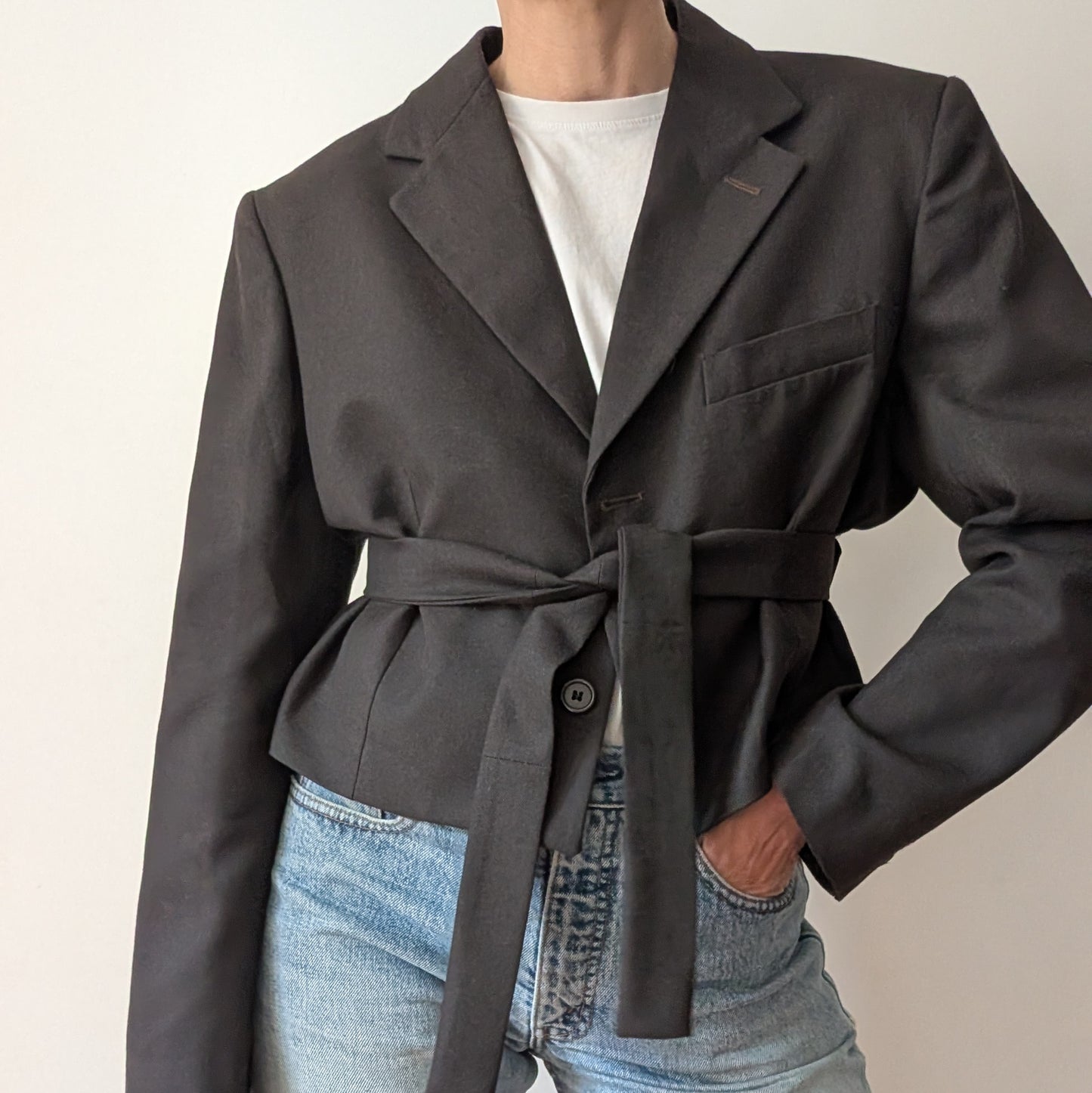 Cropped blazer #11