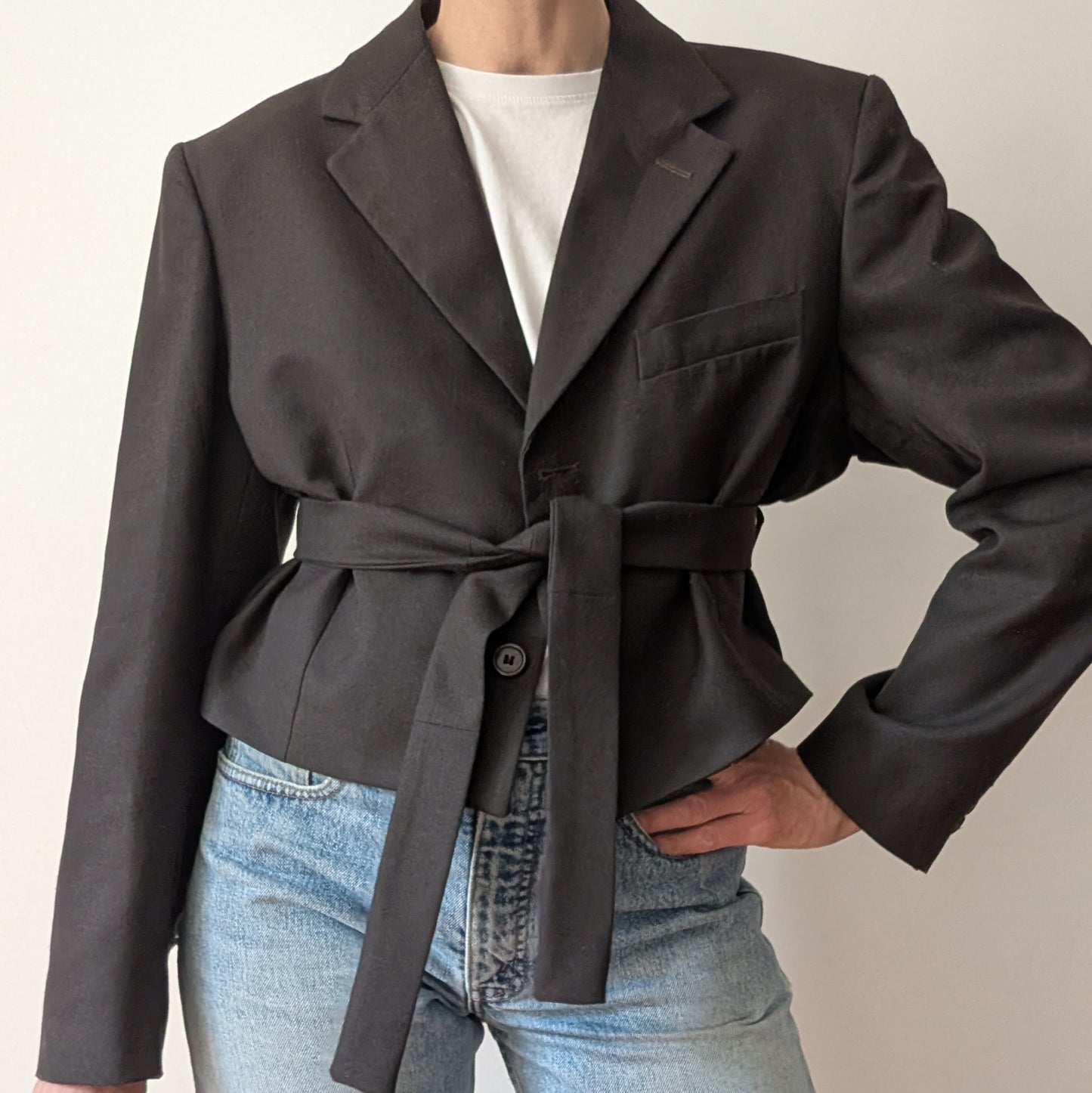 Cropped blazer #11