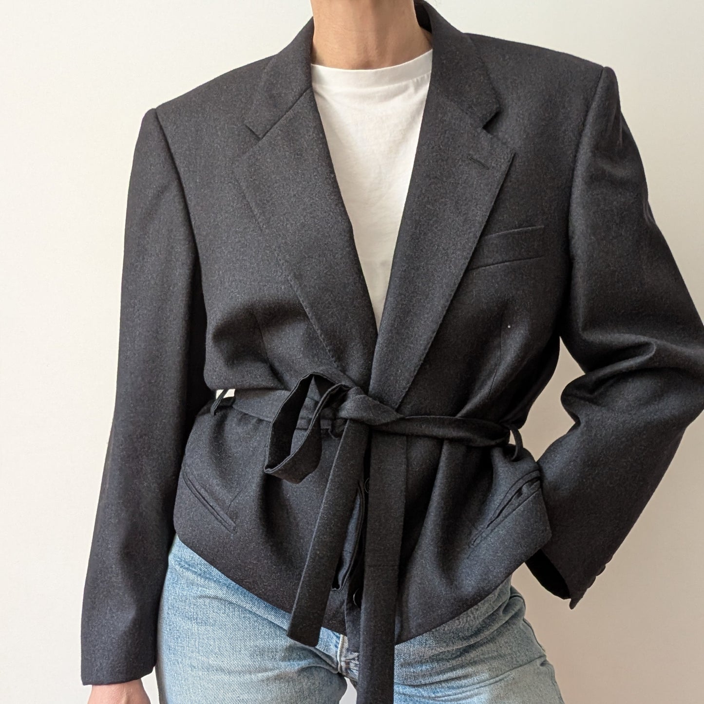 Cropped blazer #8