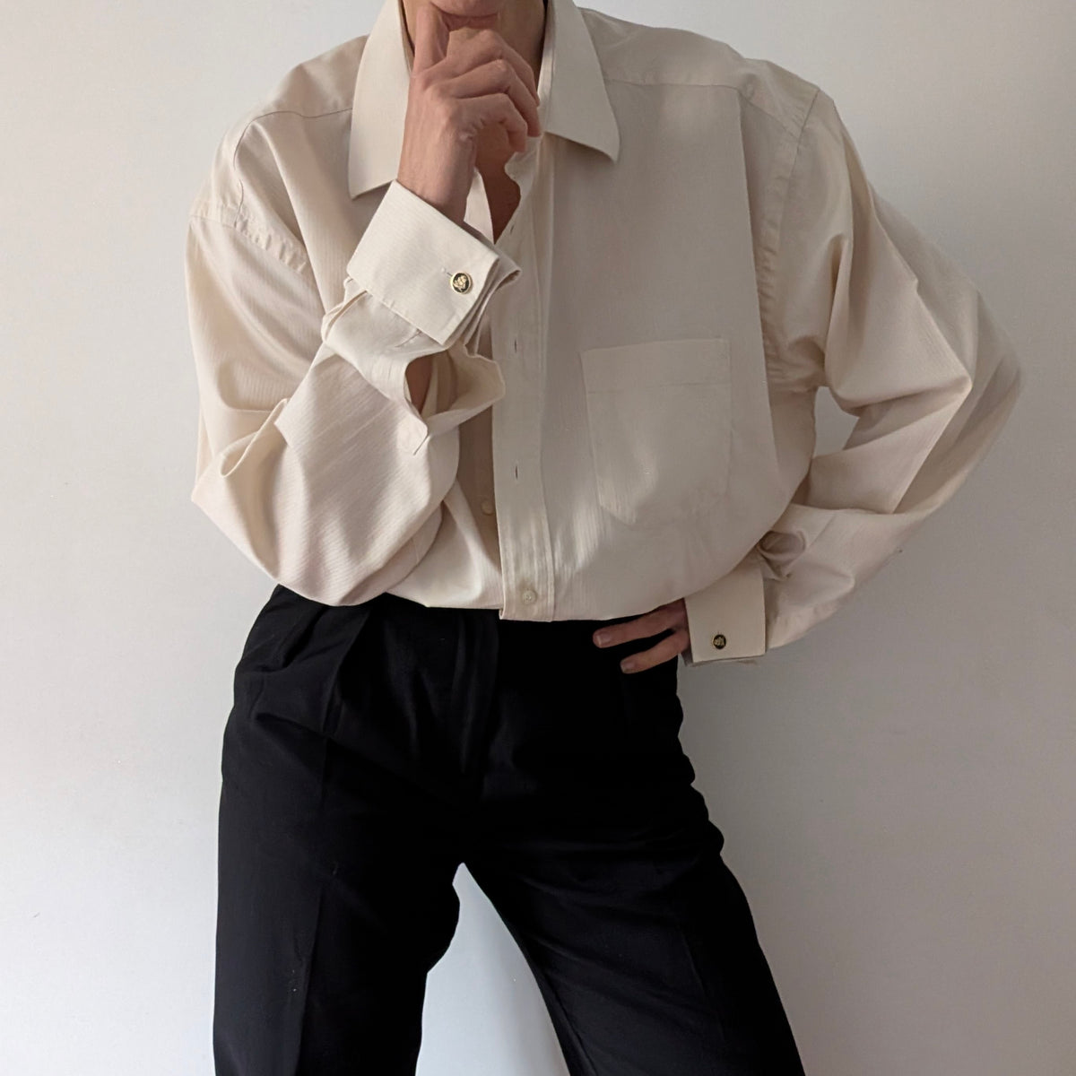 Camicia Christian Dior con gemelli #12