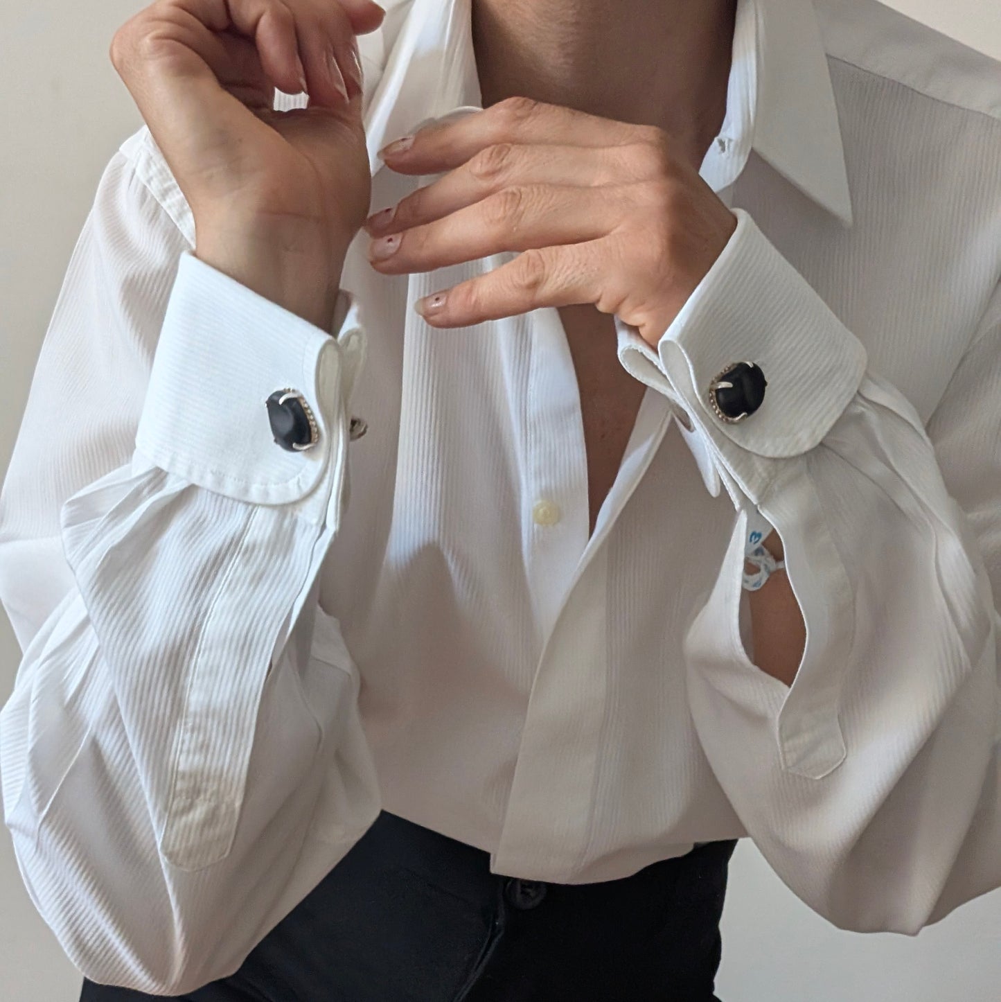 Camicia con gemelli Valentino