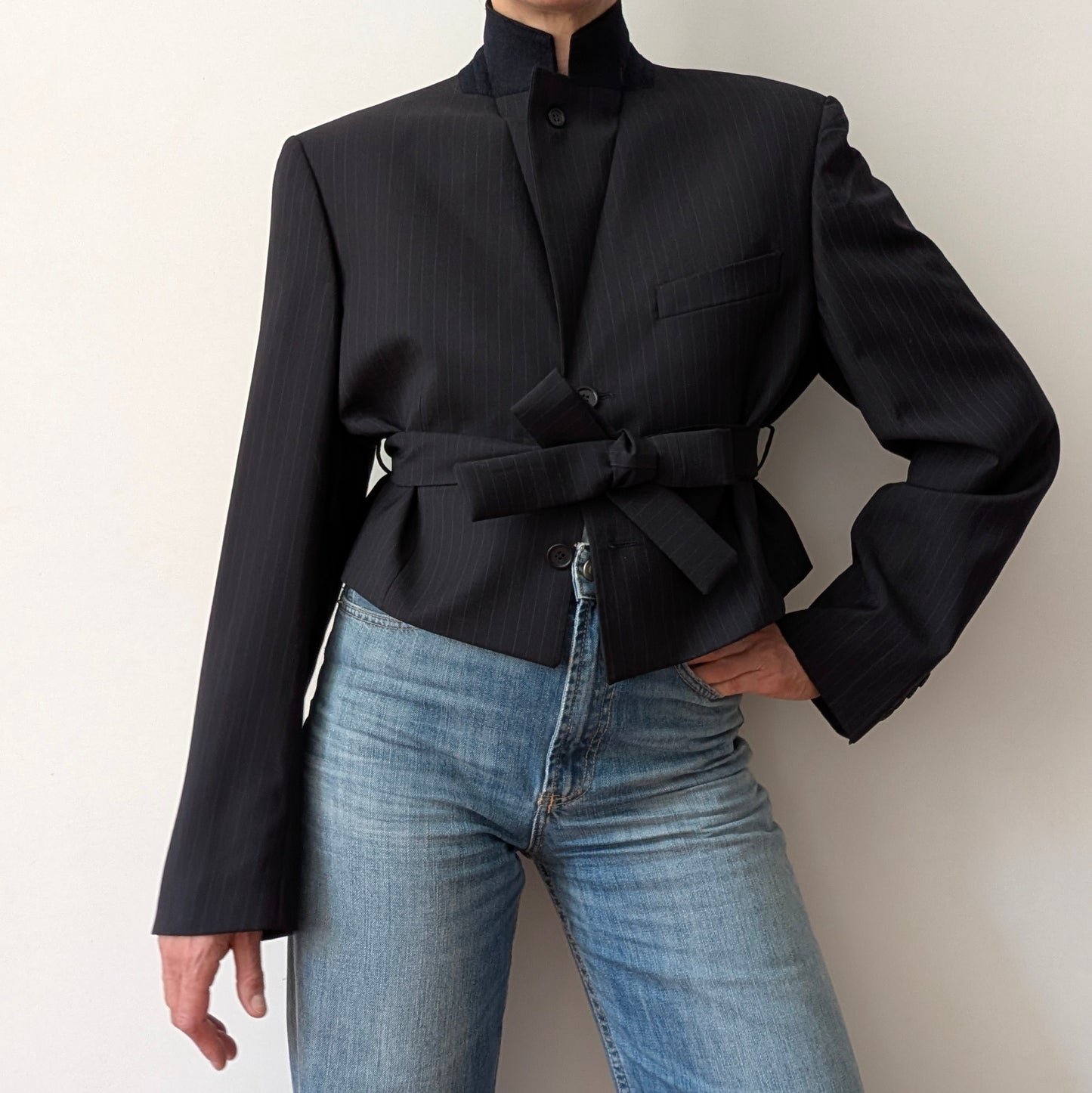 Cropped blazer #20
