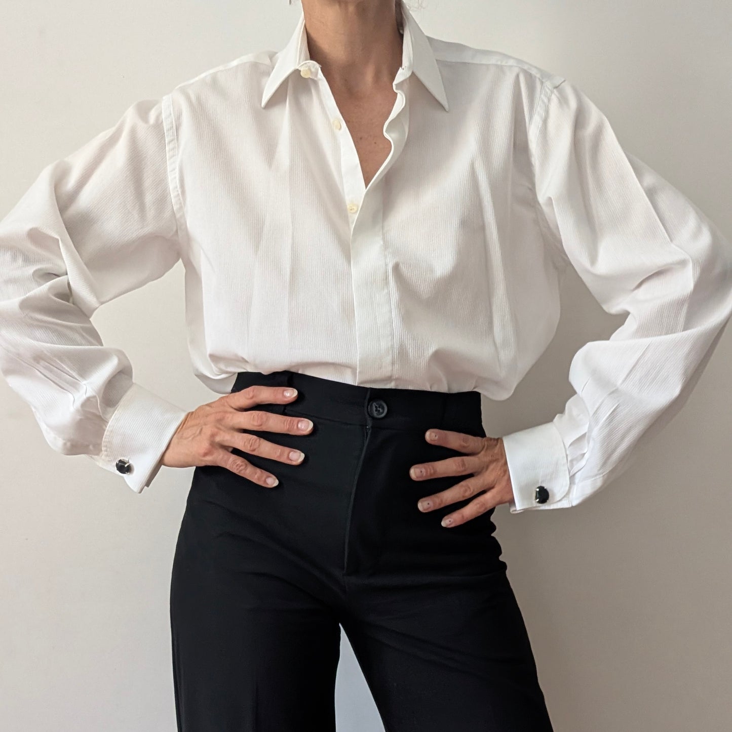 Camicia con gemelli Valentino