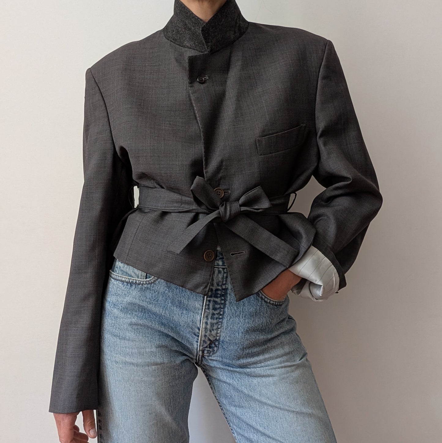 Cropped blazer #15