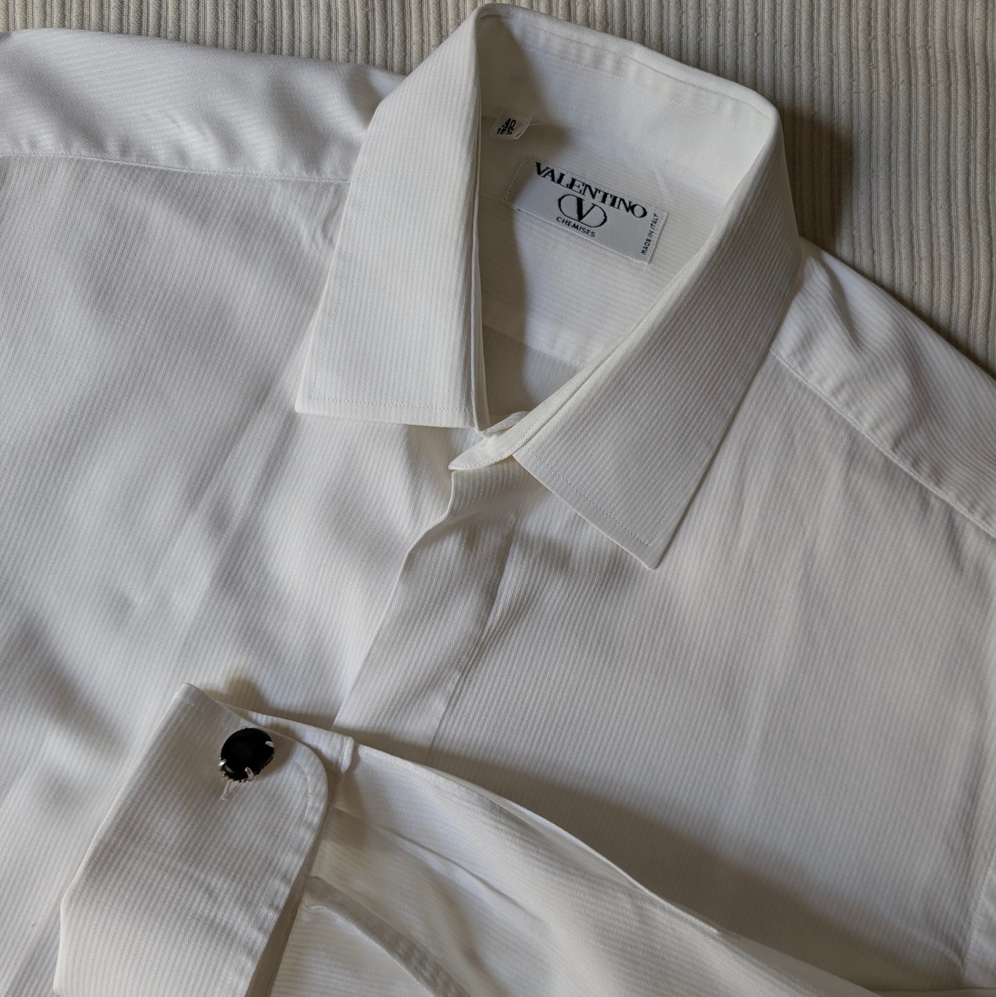 Camicia con gemelli Valentino