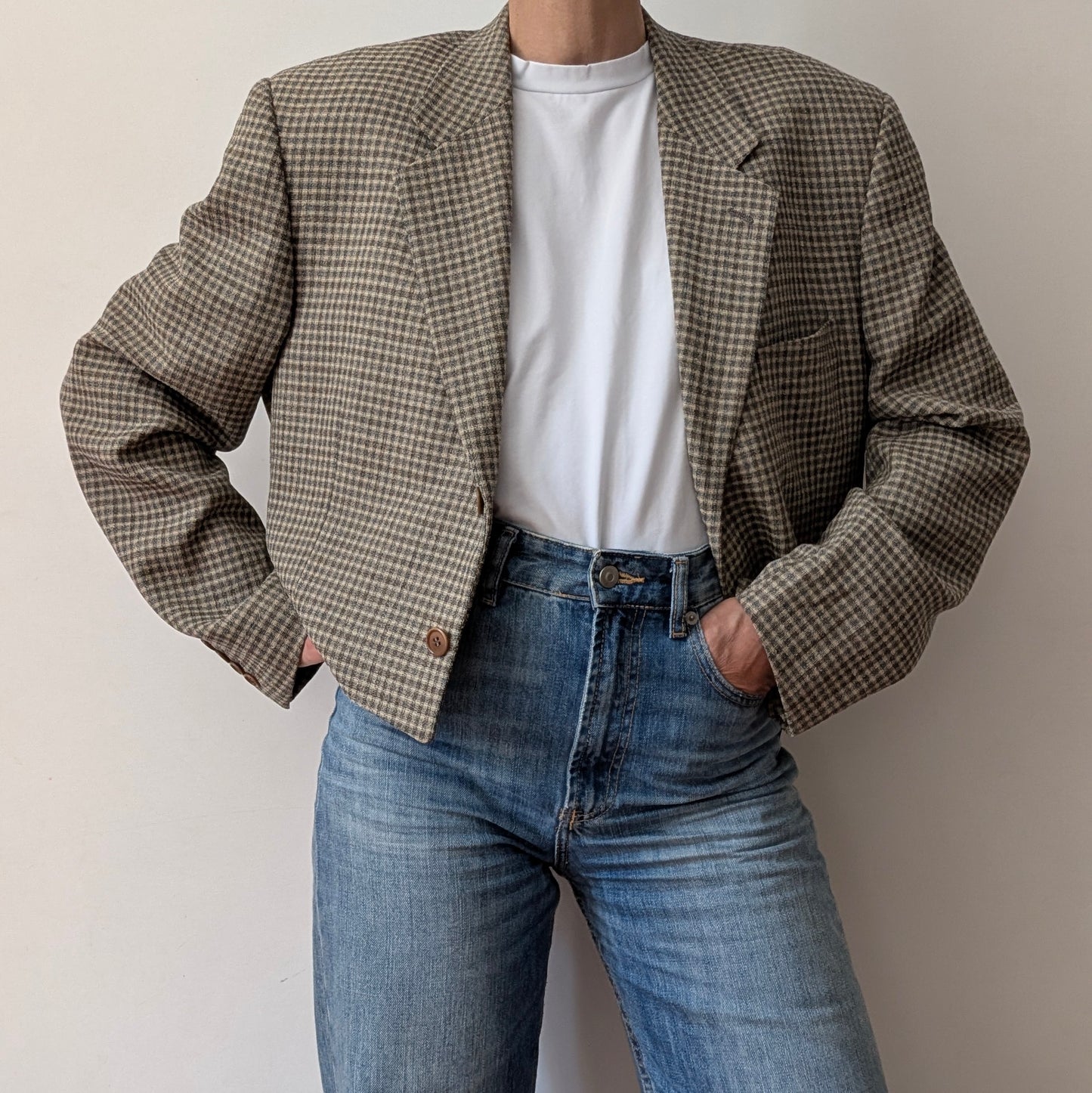 Cropped blazer #19