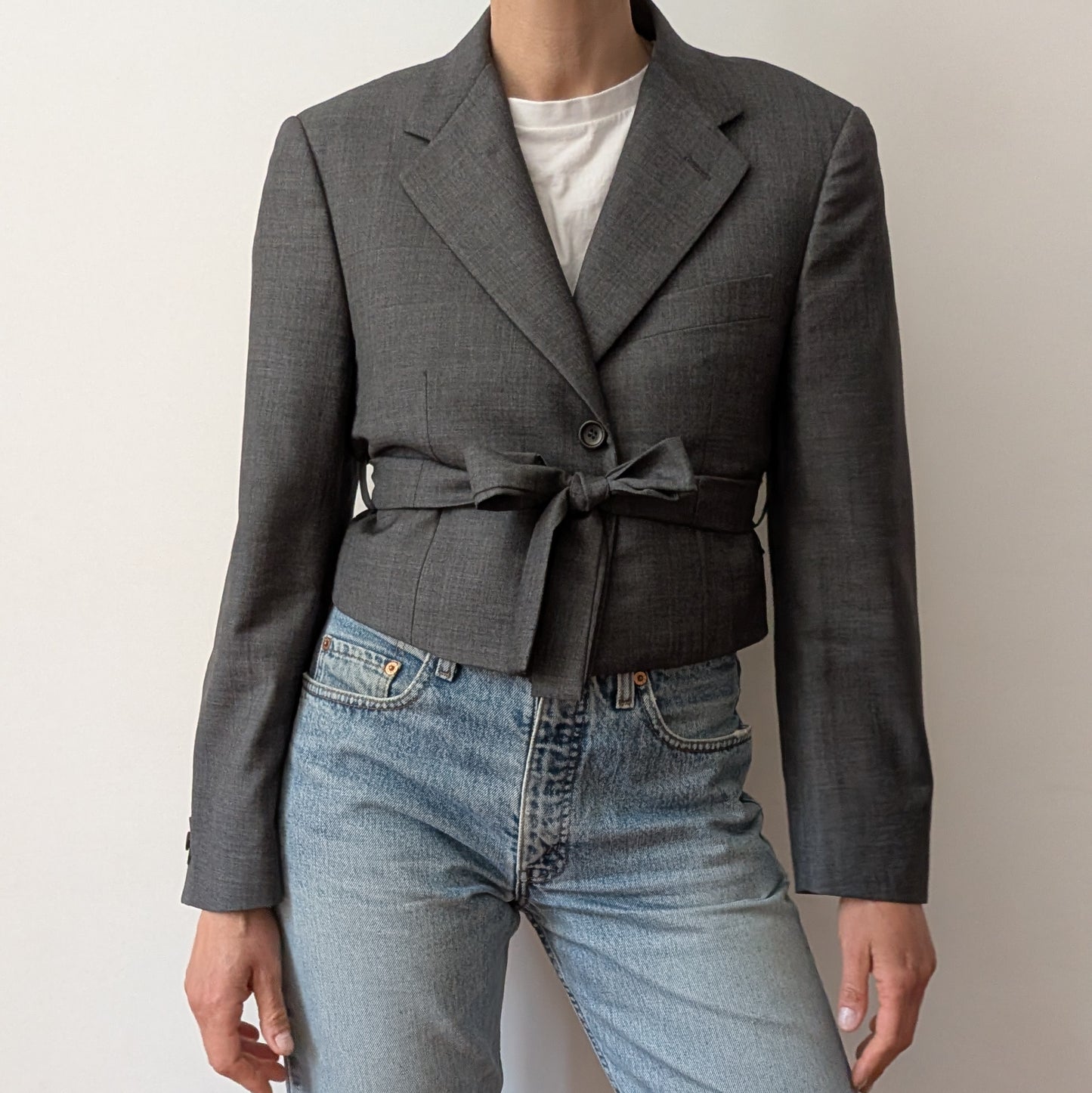 Cropped blazer #13