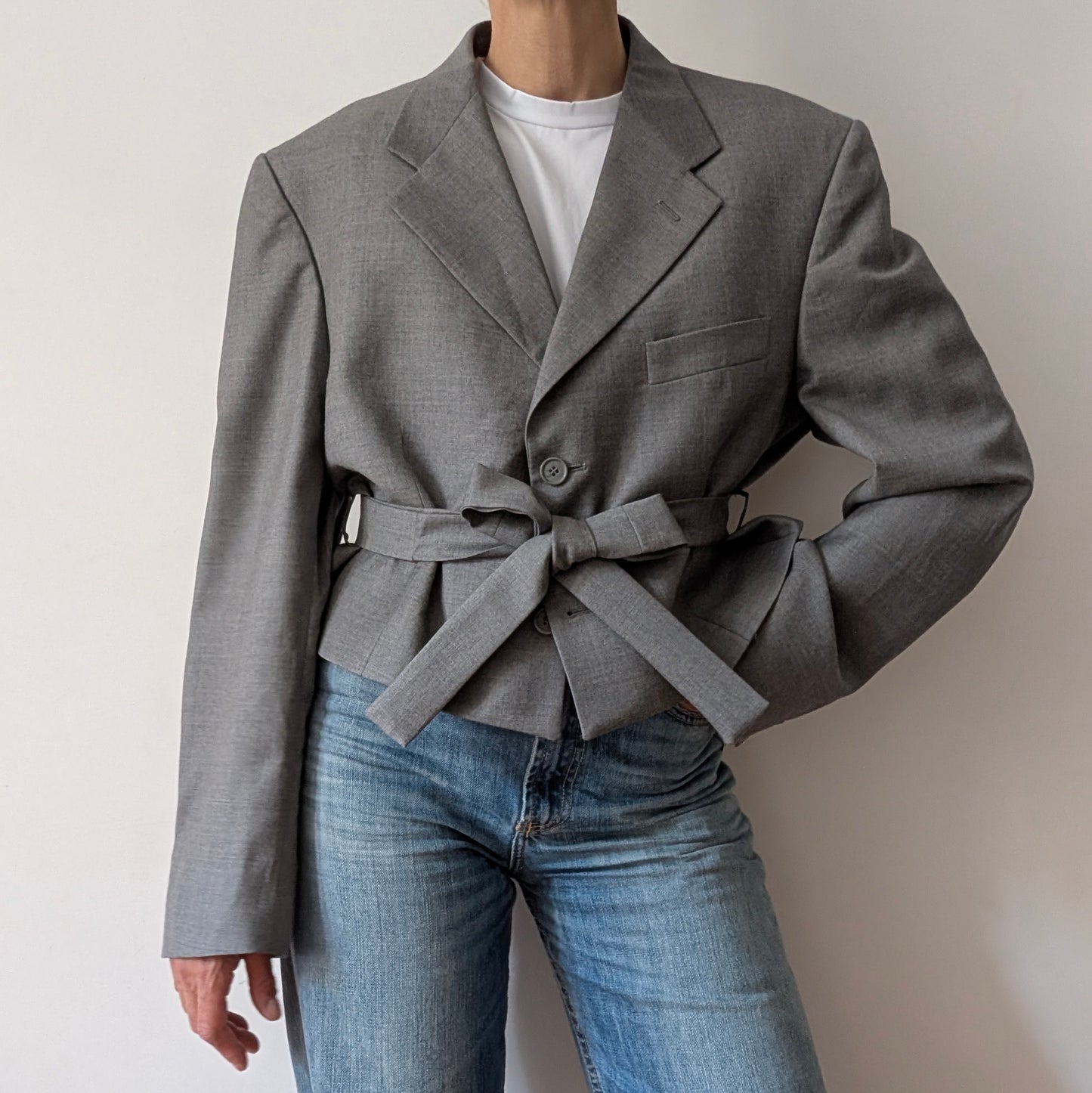 Cropped blazer #23