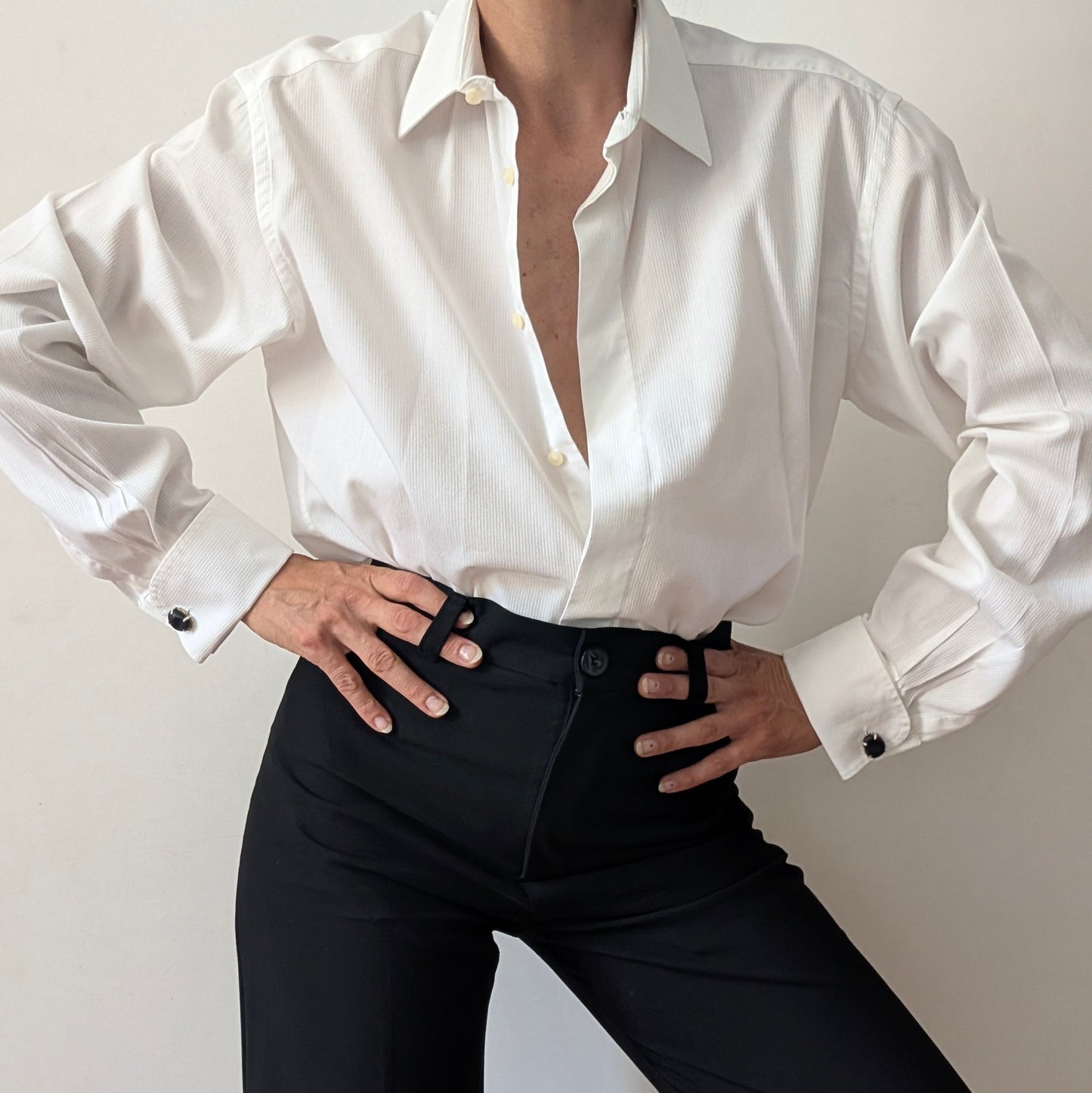 Camicia con gemelli Valentino