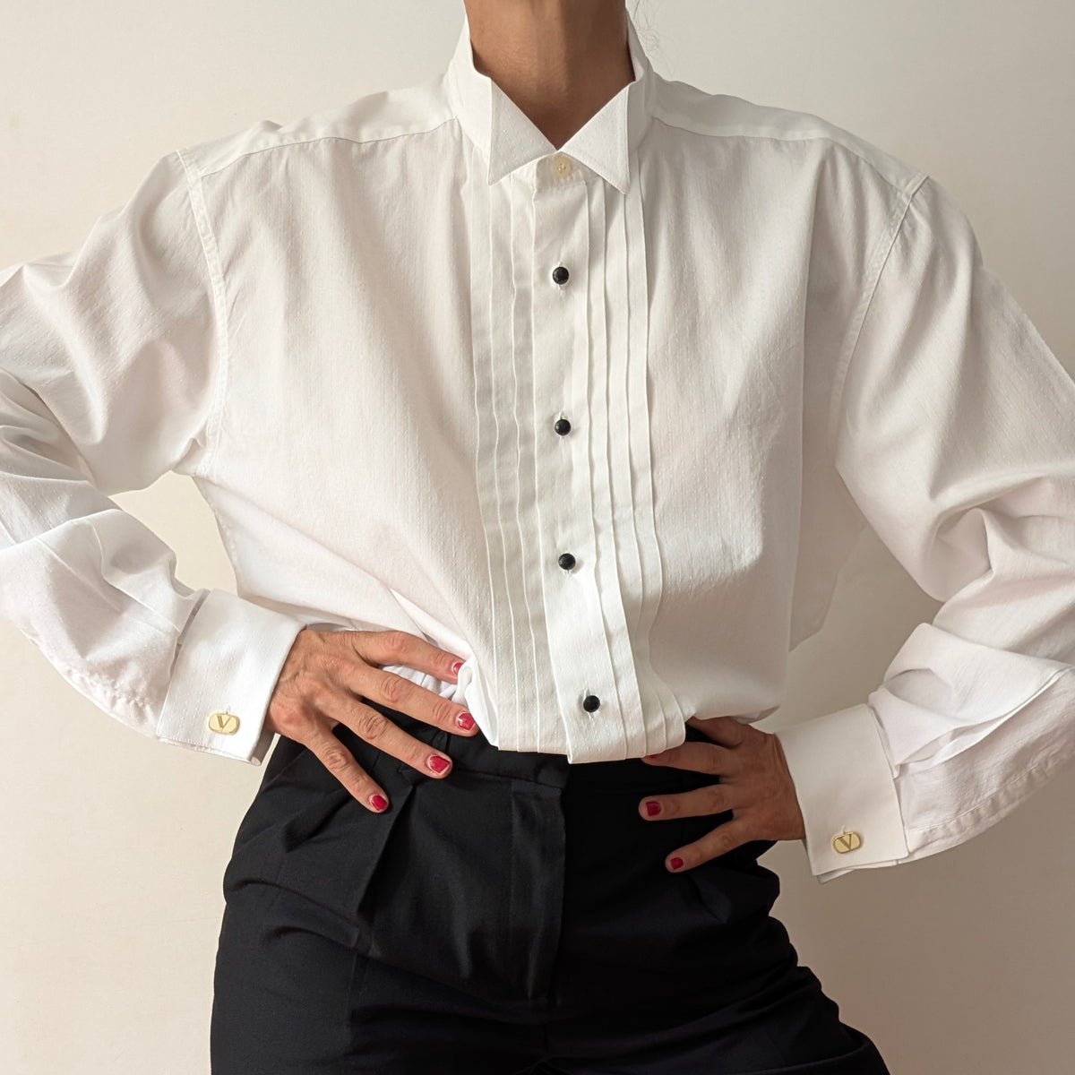 Camicia smoking gemelli Valentino #5