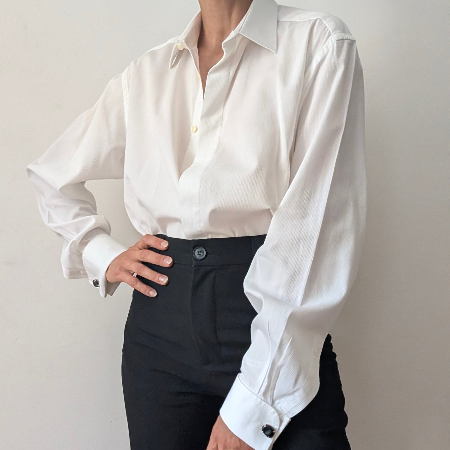 Camicia con gemelli Valentino