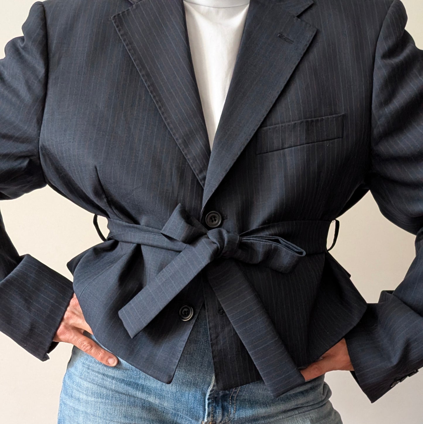 Cropped blazer #22
