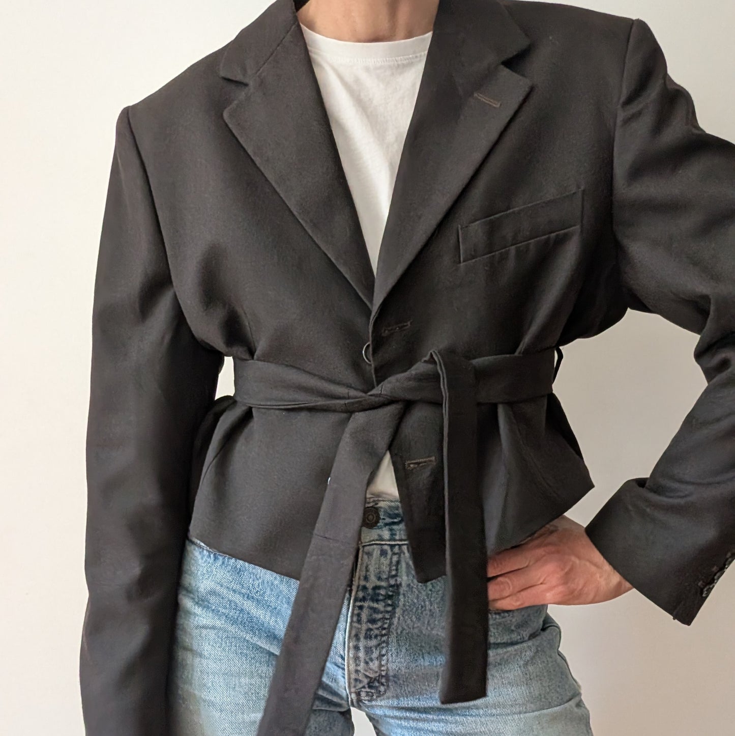 Cropped blazer #11