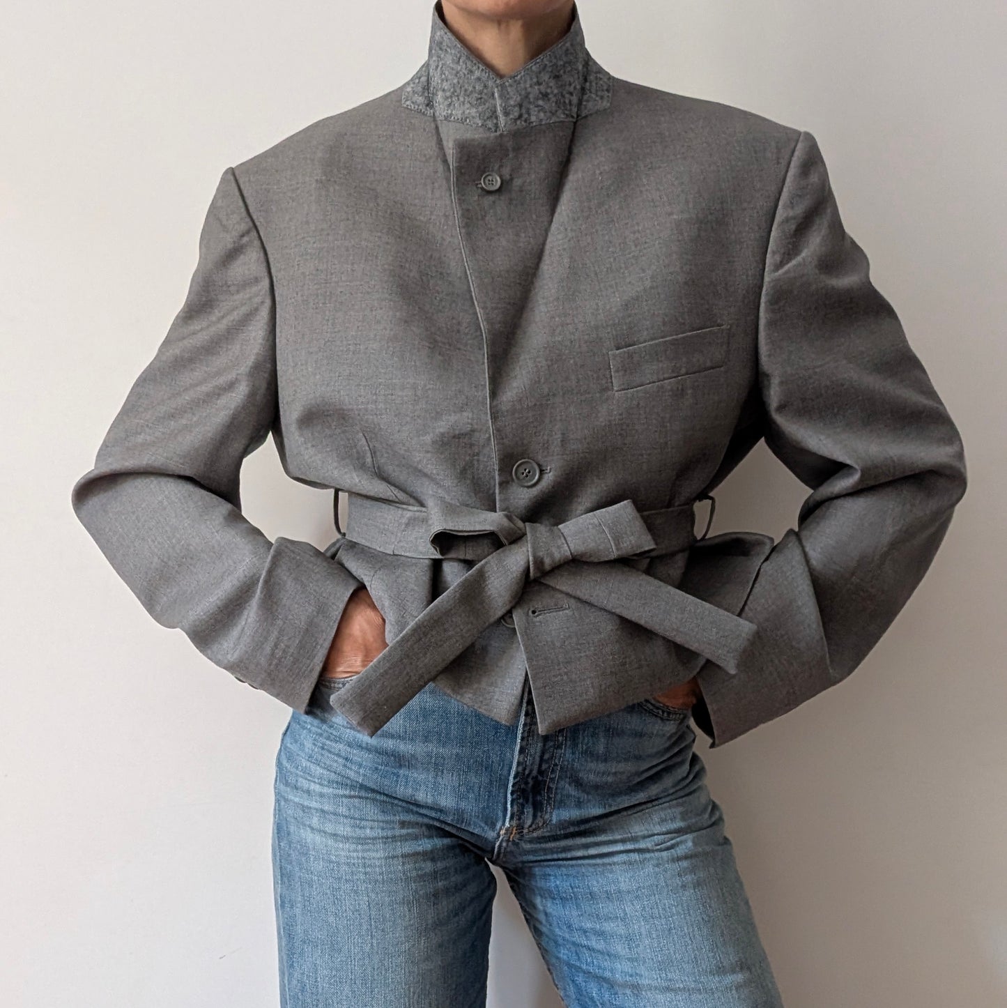 Cropped blazer #23