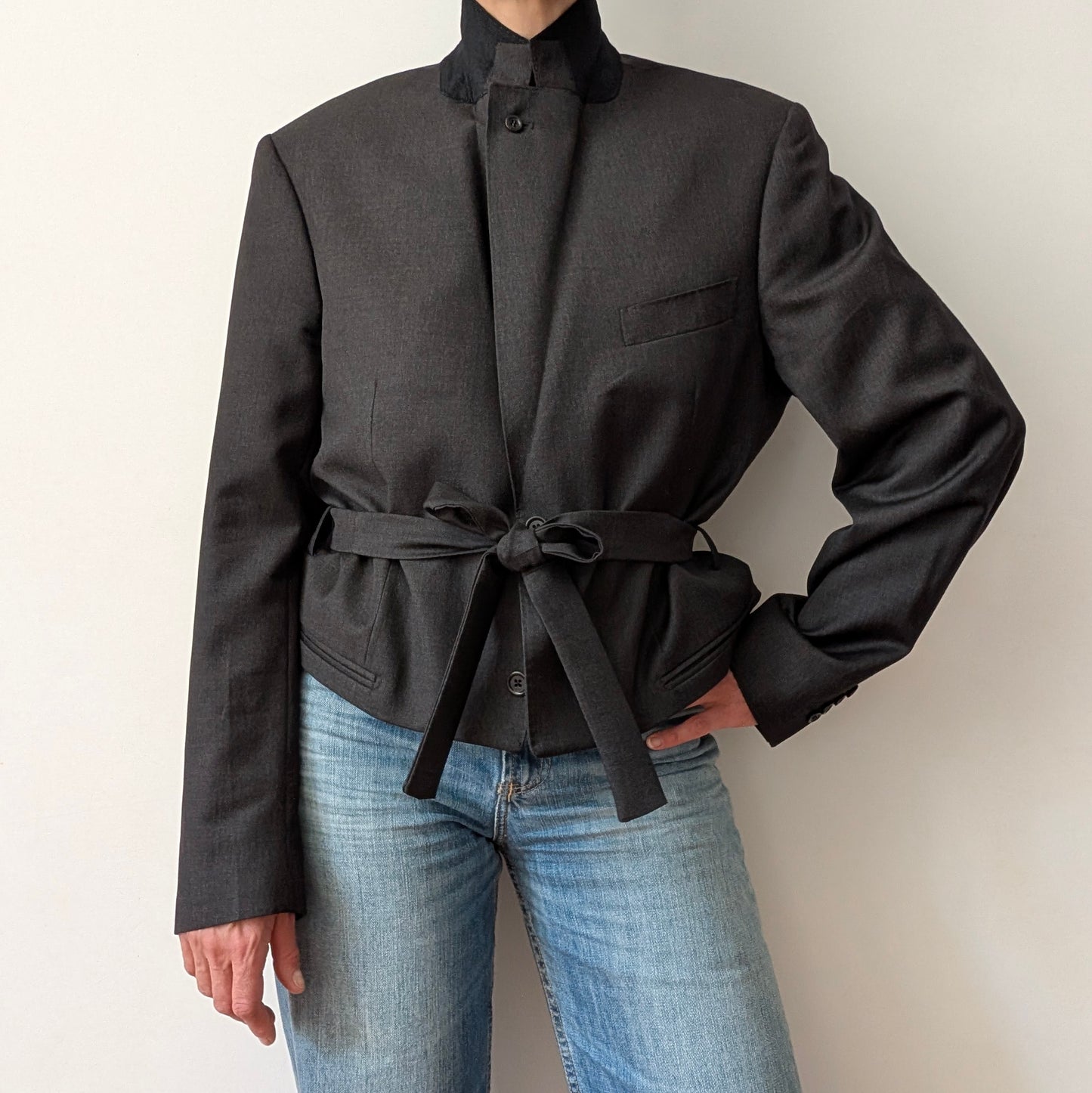 Cropped blazer #21