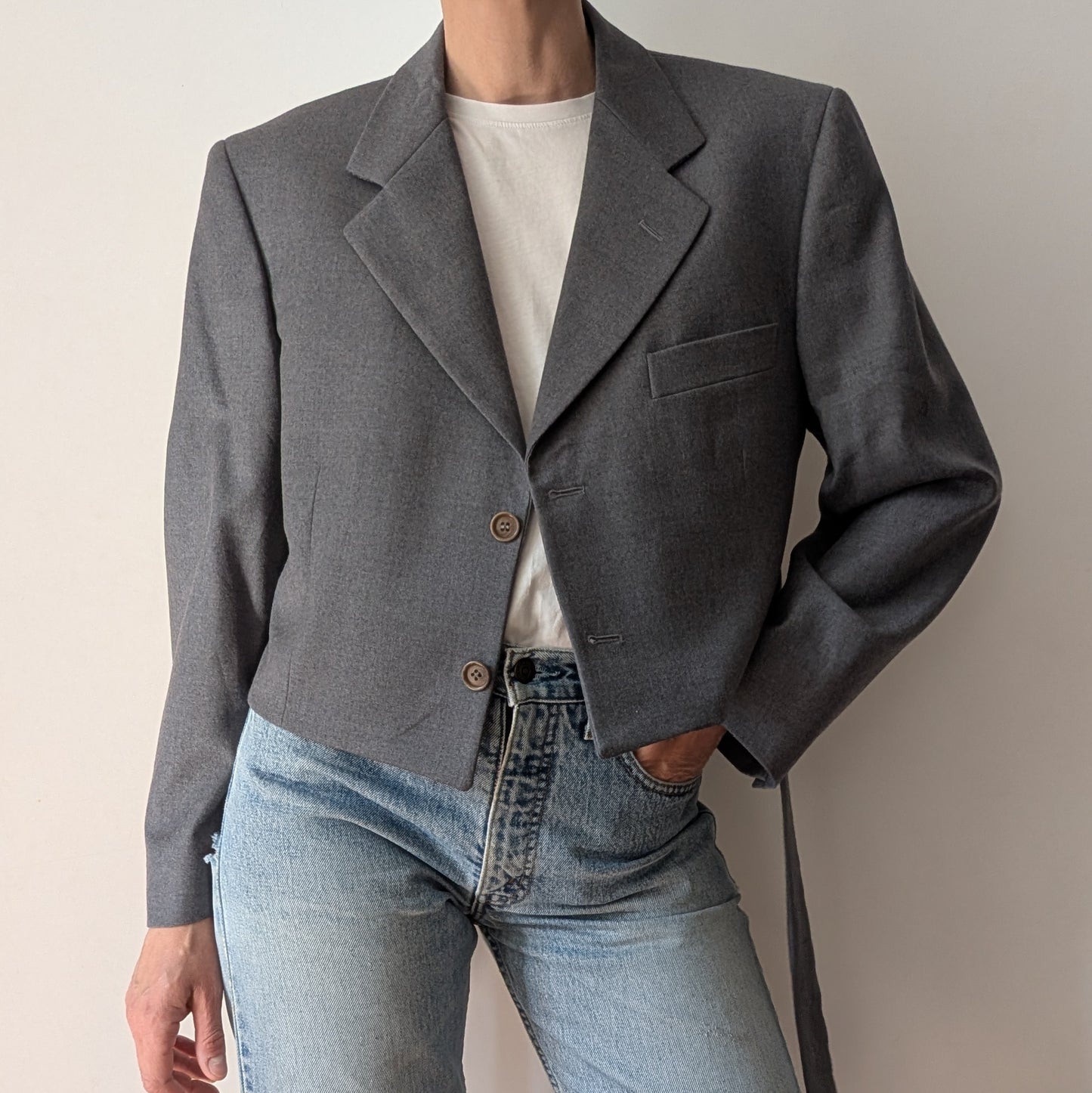 Cropped blazer #12