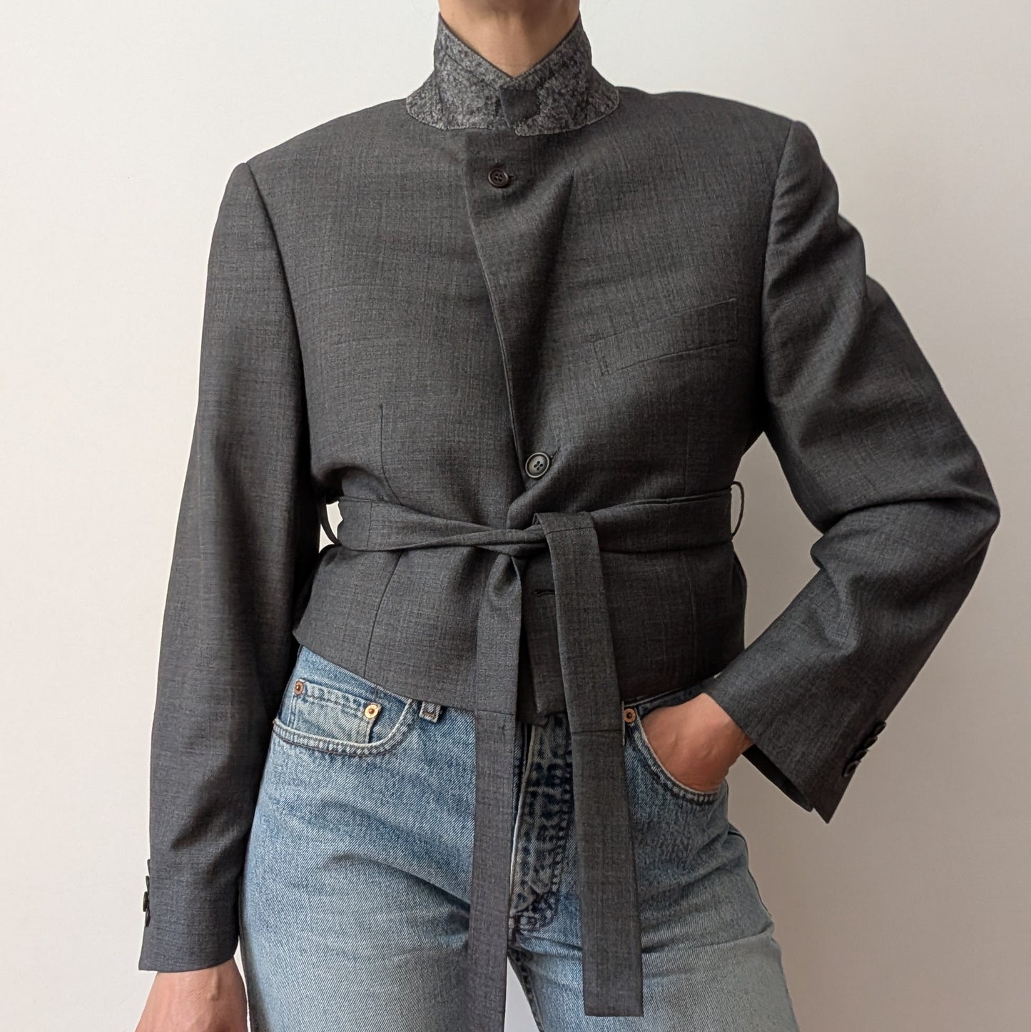 Cropped blazer #13