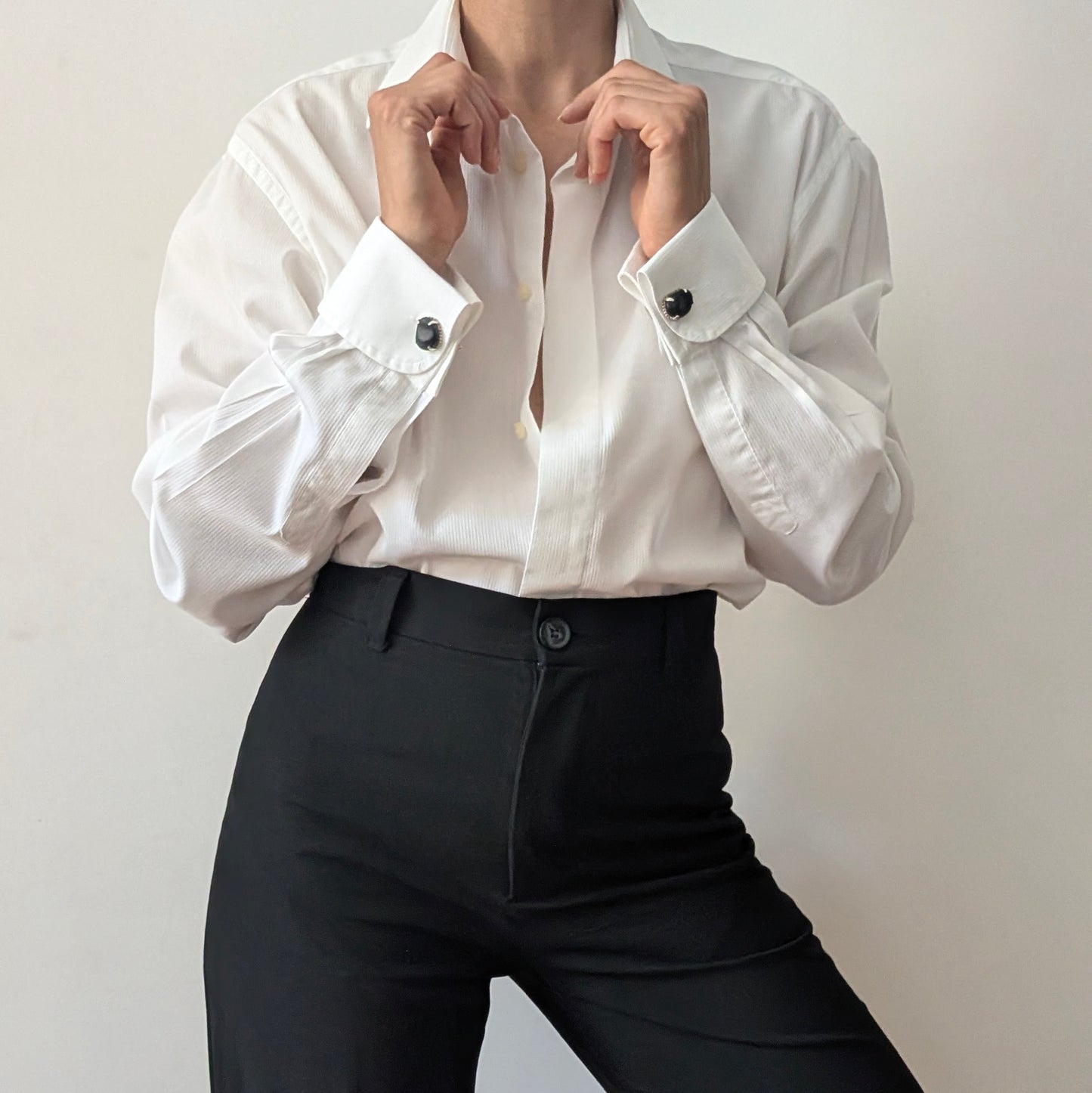 Camicia con gemelli Valentino