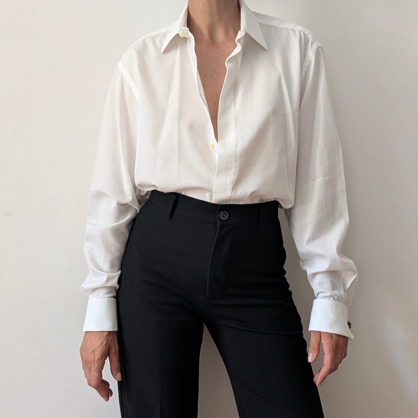 Camicia con gemelli Valentino