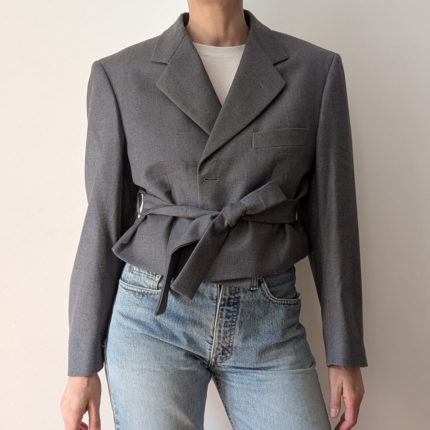 Cropped blazer #12