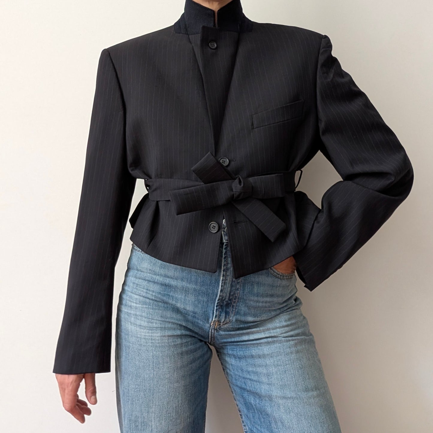 Cropped blazer #20