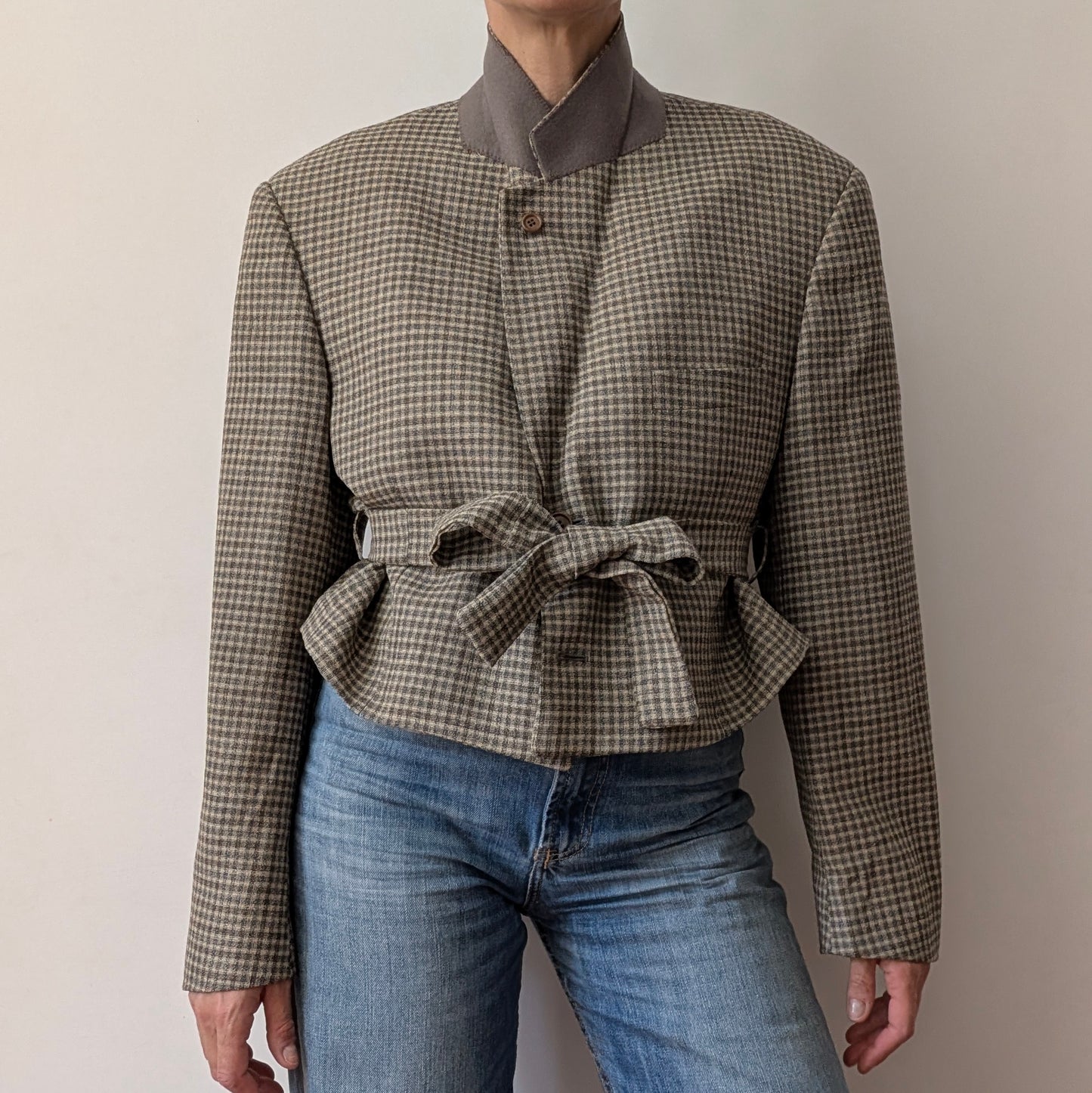 Cropped blazer #19