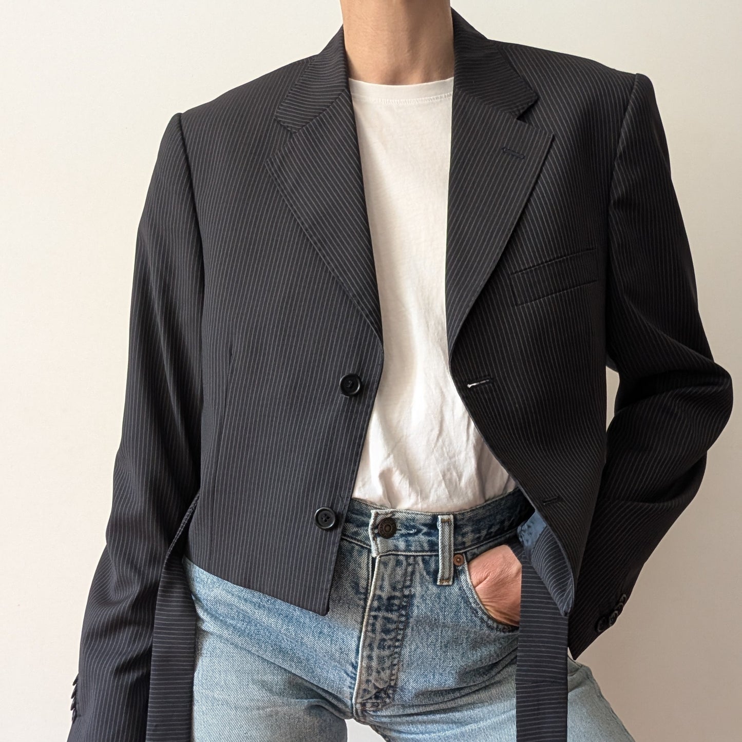 Cropped blazer #10