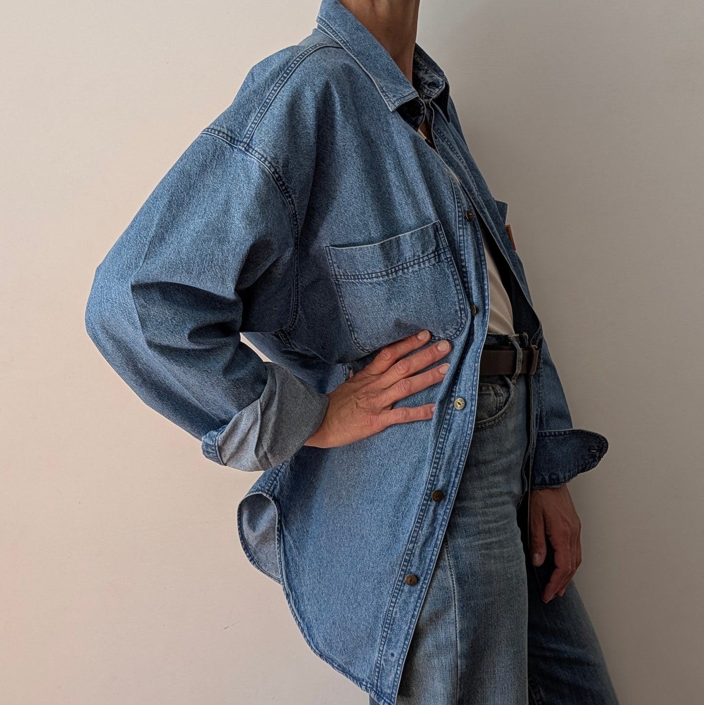 Camicia jeans Trussardi