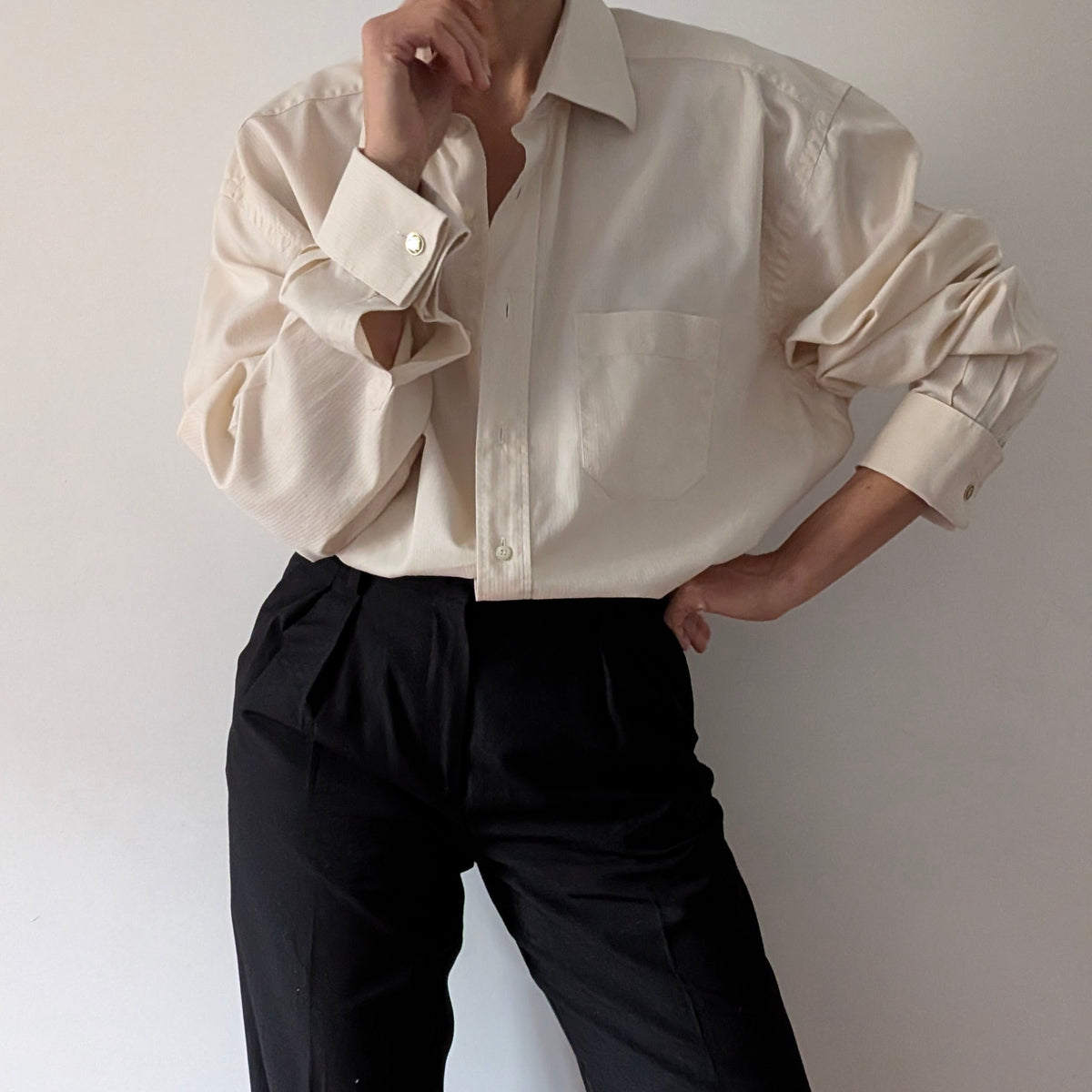 Camicia Christian Dior con gemelli #12