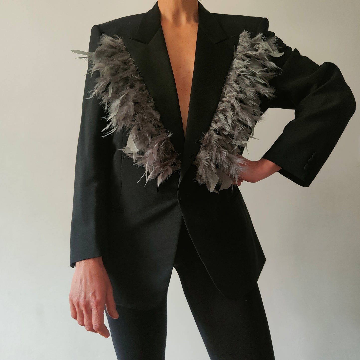 Feather blazer #3