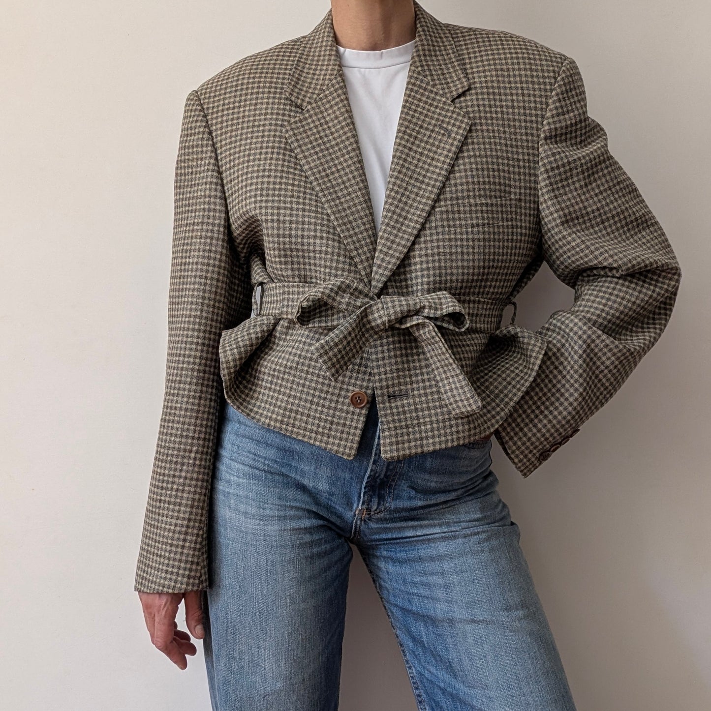 Cropped blazer #19