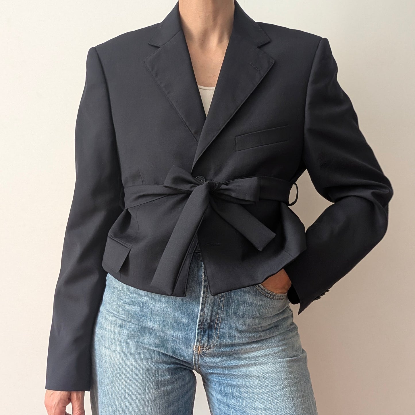 Cropped blazer #24