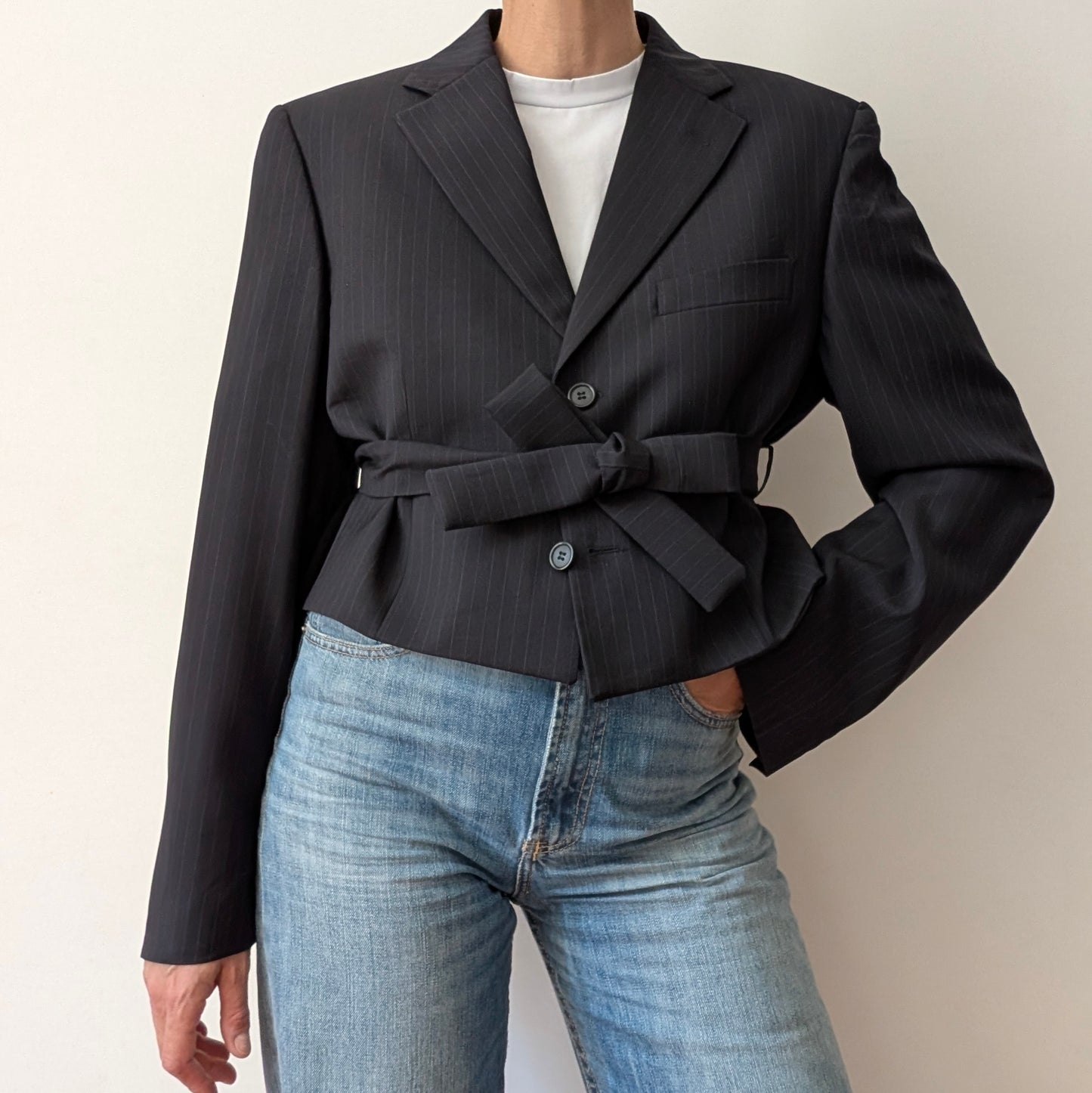 Cropped blazer #20