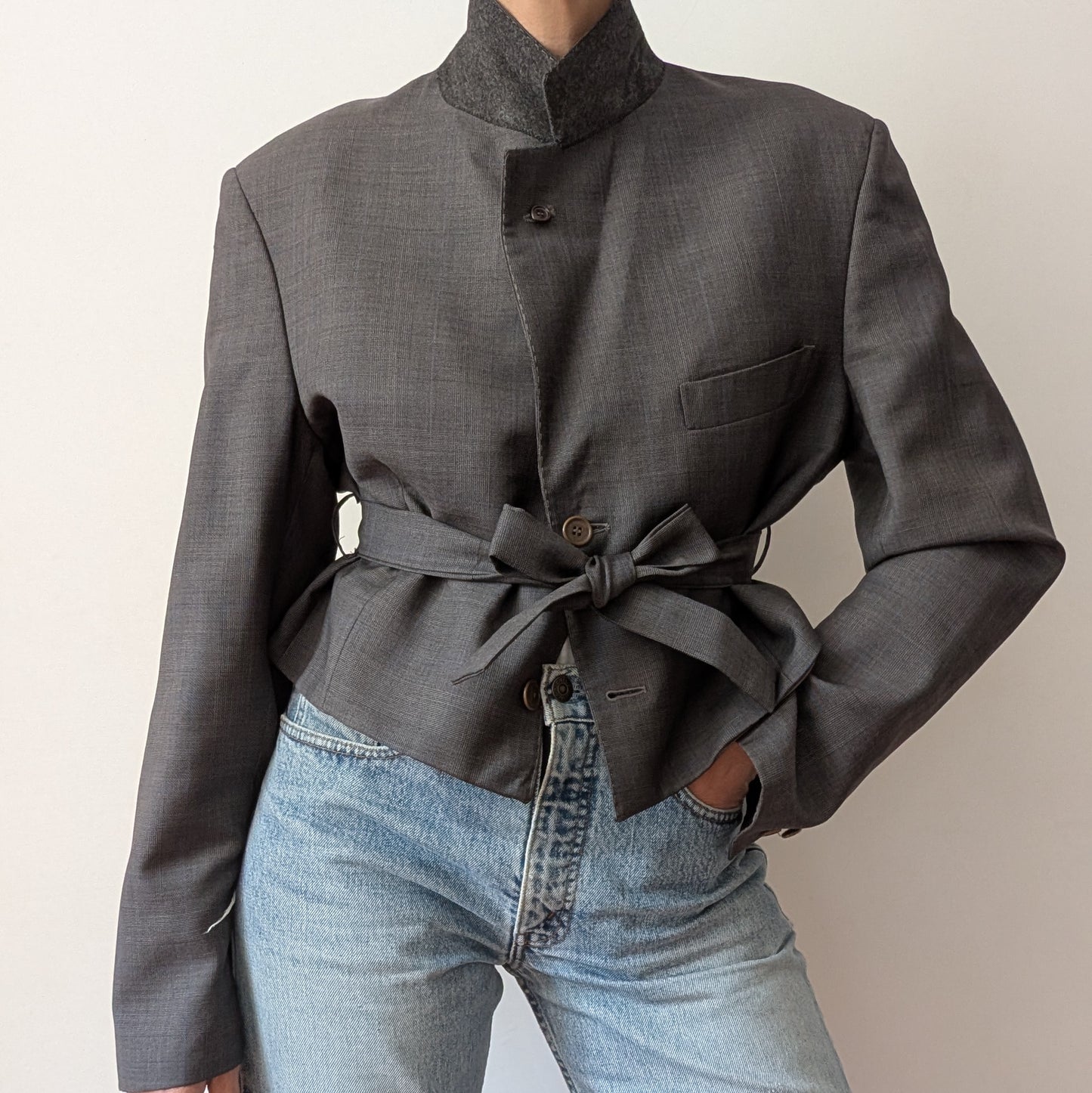 Cropped blazer #15