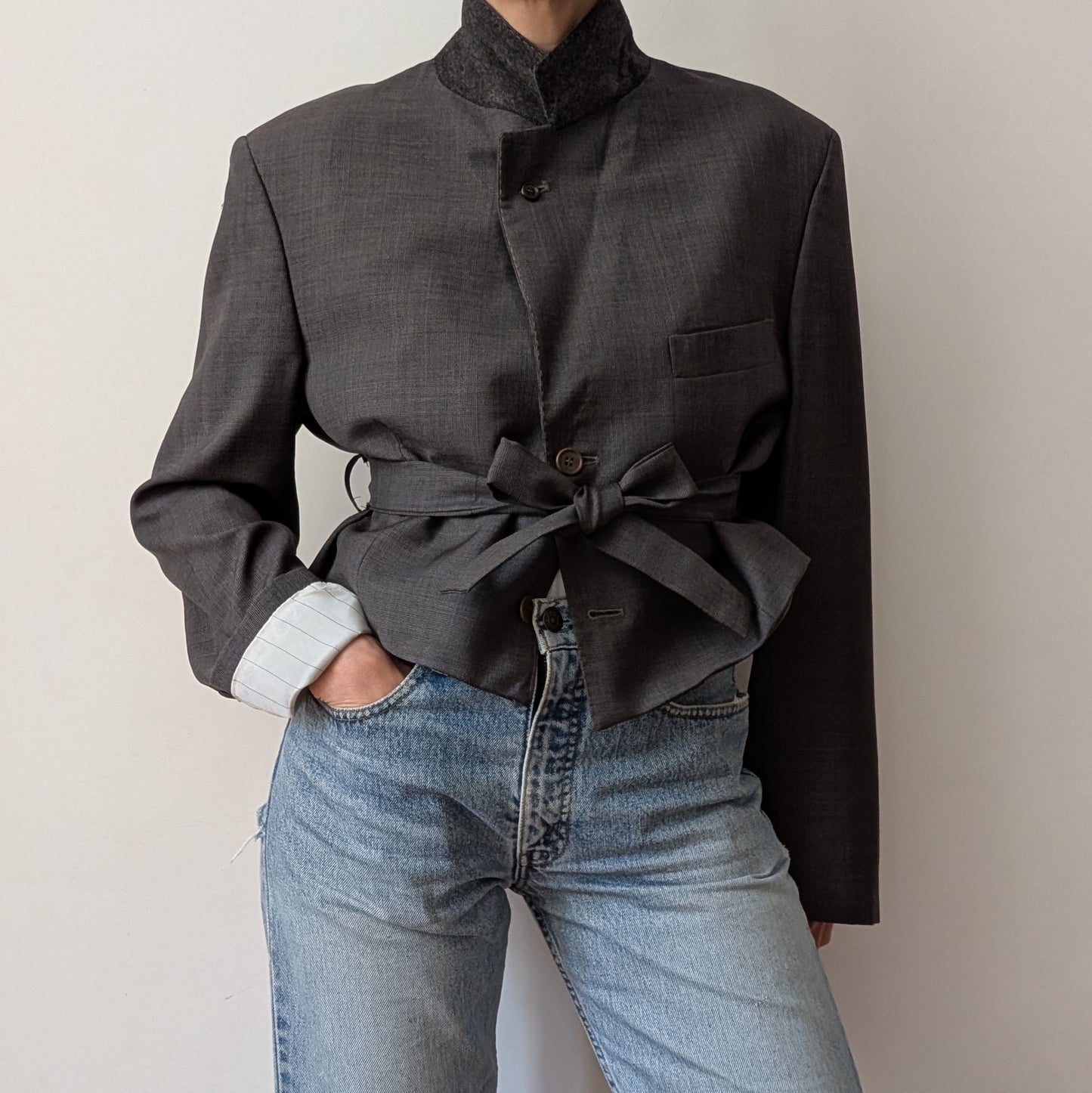 Cropped blazer #15