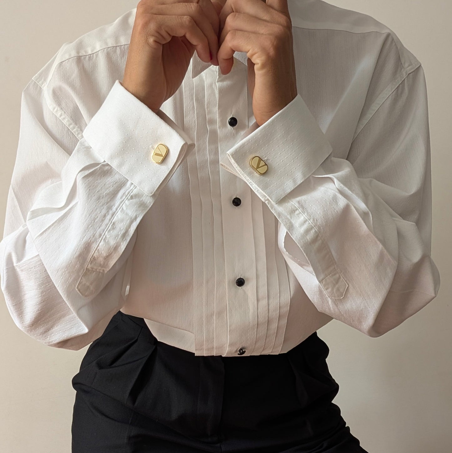 Camicia smoking gemelli Valentino #5