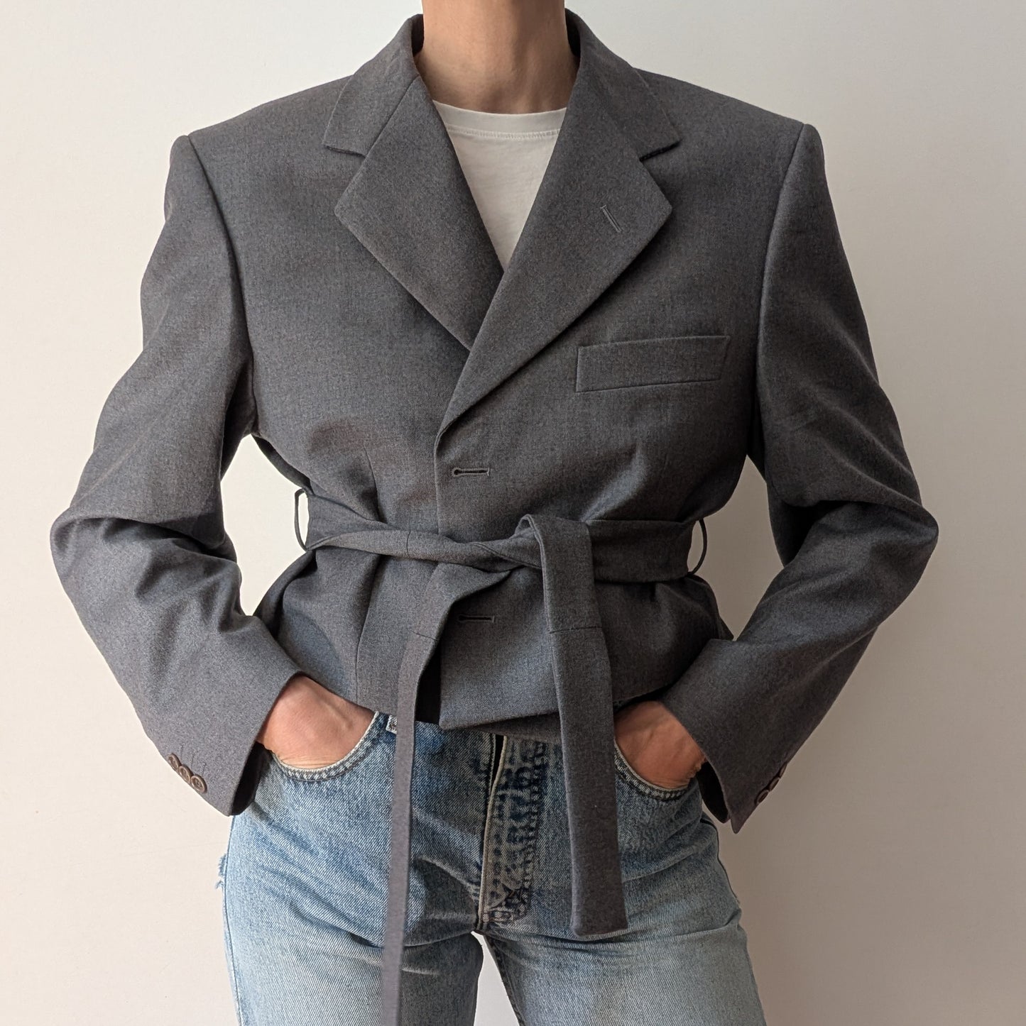 Cropped blazer #12